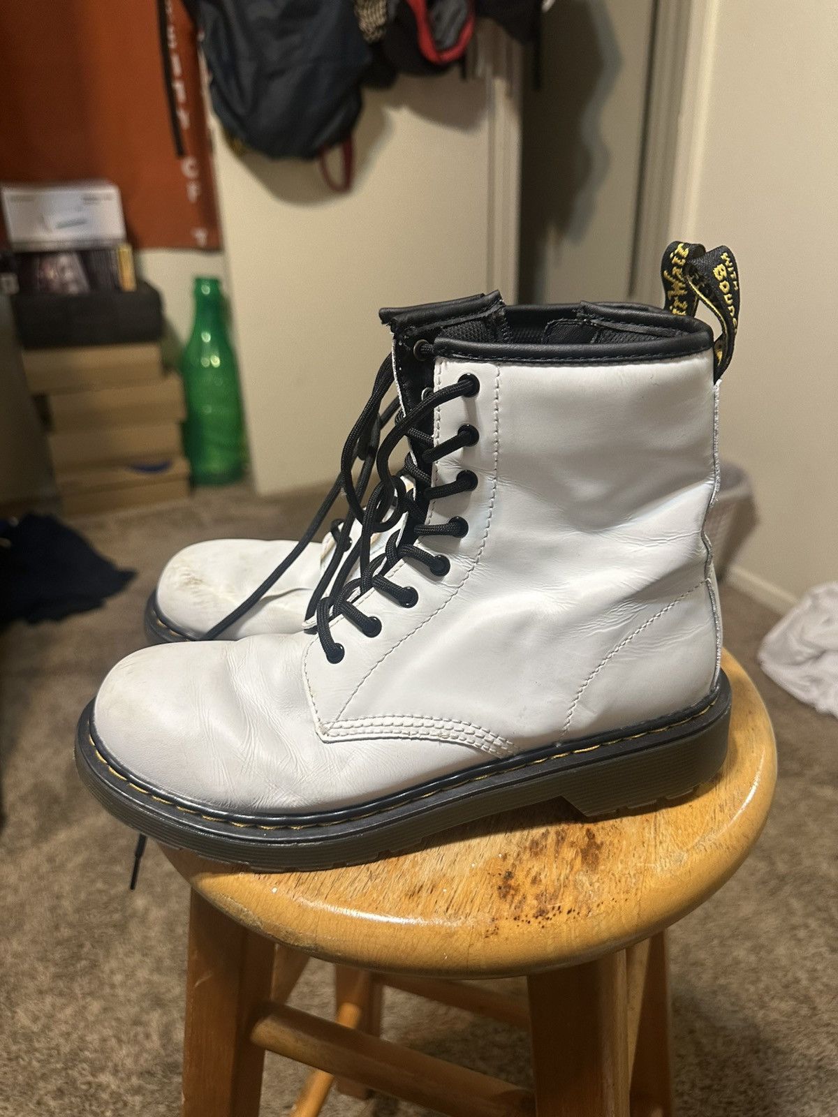 Dr. Martens × Vintage Vintage Dr Martens “triple white zipper” boots 00s size 5 Size US 5 / EU 37 - 4 Thumbnail
