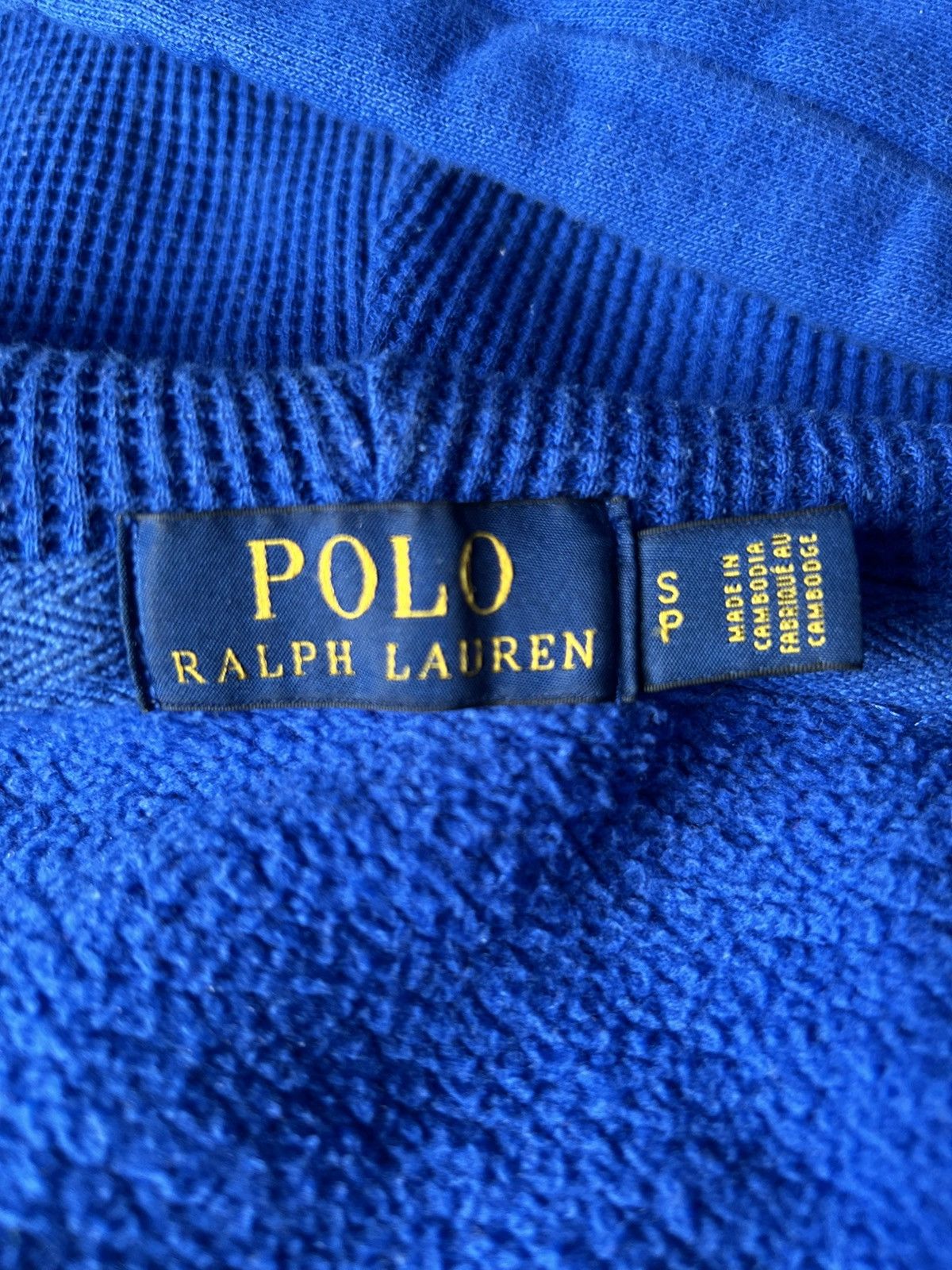 Polo Ralph Lauren Blue polo Ralph Lauren zip up waffle hood Size S / US 4 / IT 40 - 2 Thumbnail