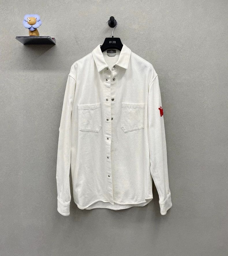 Dior Dior Beige Denim Jacket-dmc Size US M / EU 48-50 / 2 - 1 Thumbnail