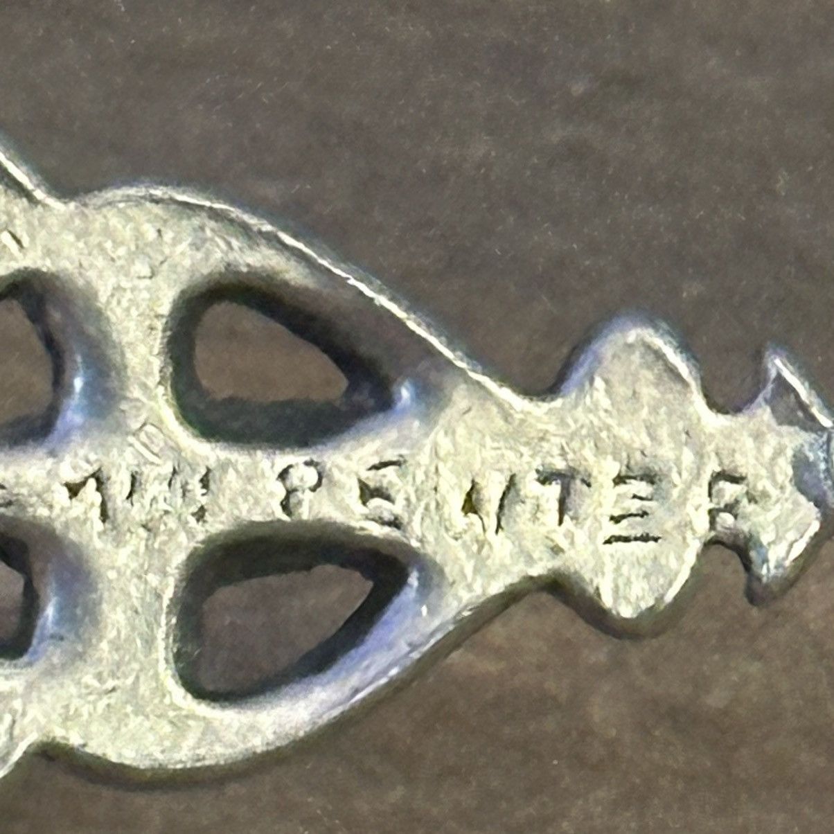 Vintage Vintage pewter filigree cross pendant necklace Size ONE SIZE - 5 Thumbnail