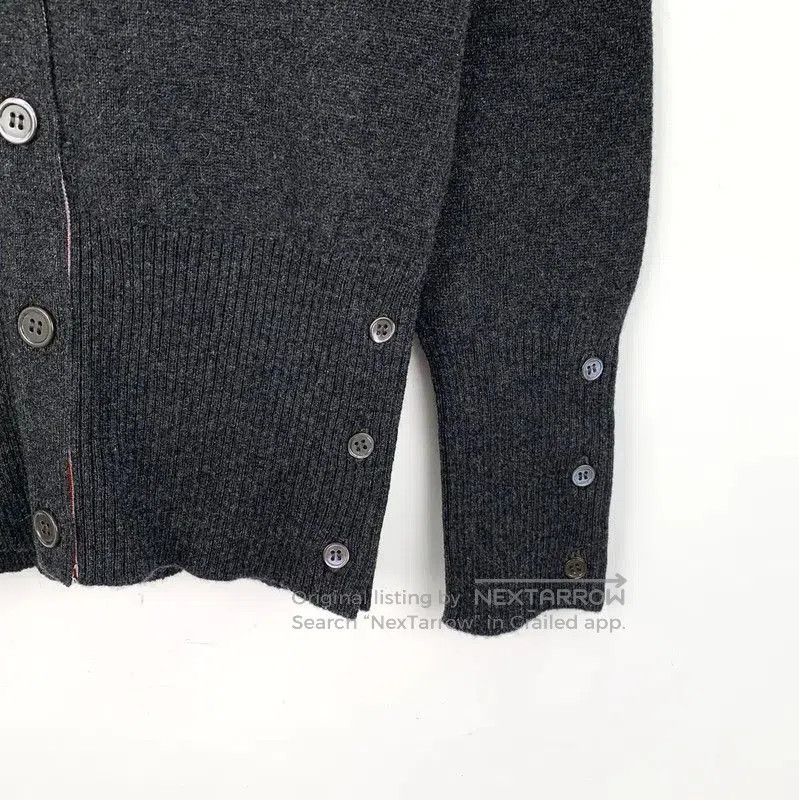 Thom Browne Thom Browne Charcoal Wool Cardigan for Women . Size M / US 6-8 / IT 42-44 - 4 Thumbnail