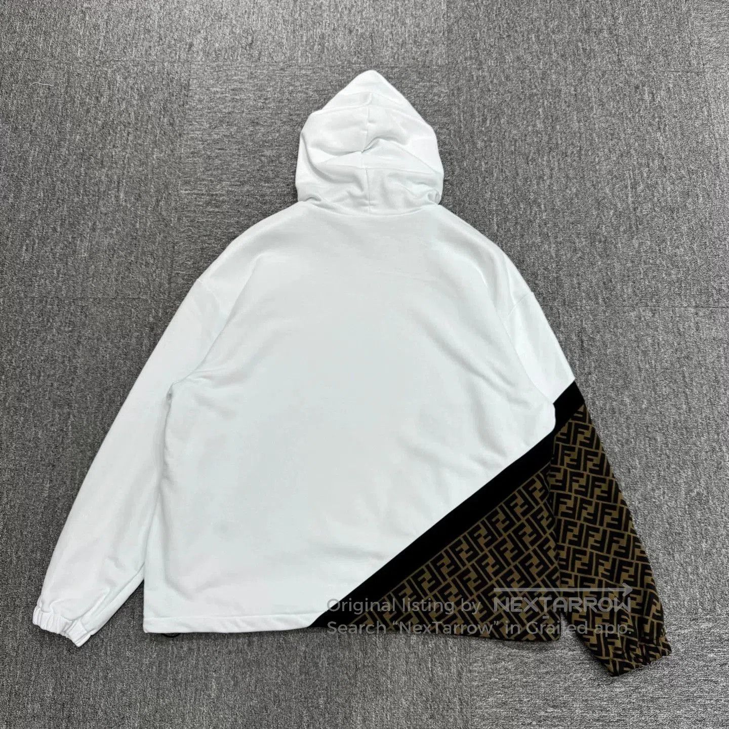 Fendi Fendi Monogram Paneled Hoodie. Size US XL / EU 56 / 4 - 5 Thumbnail