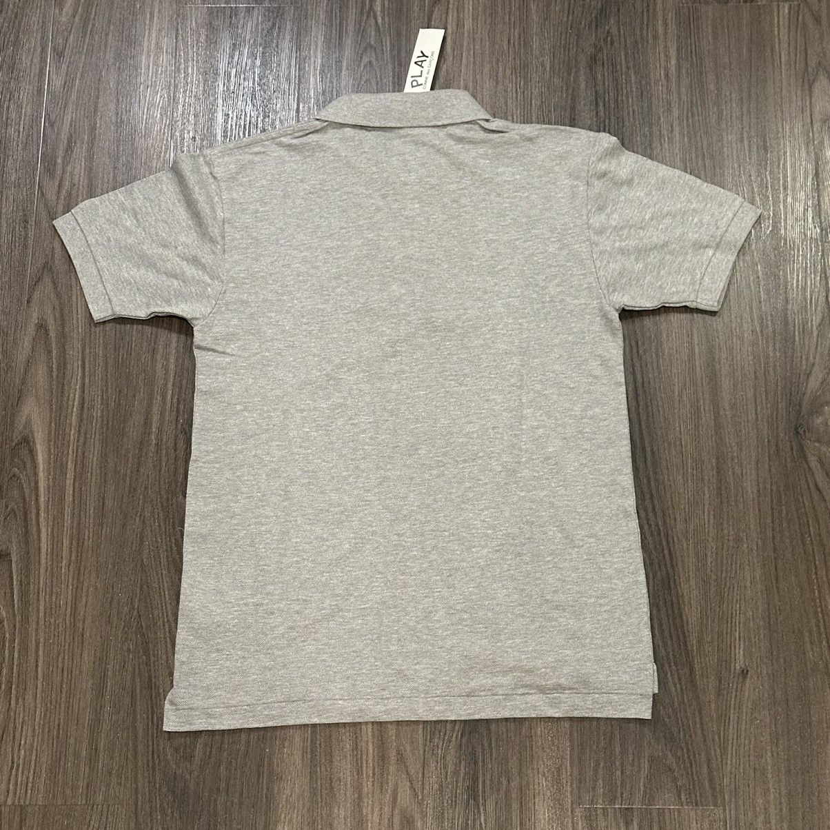 Comme des Garcons Brand NWT CDG Comme des Garçons Play Long Heart Grey Polo Size US M / EU 48-50 / 2 - 5 Thumbnail
