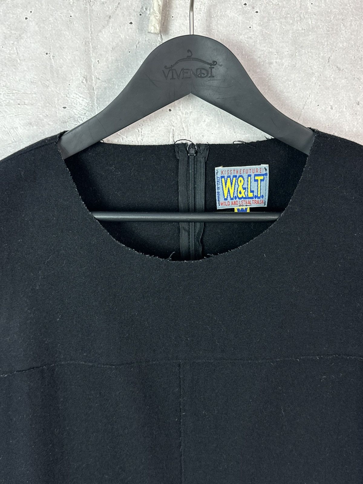 Walter Van Beirendonck W&LT Walter Van Beirendonck Distressed Pockets Wool Dress Size US M / EU 48-50 / 2 - 3 Thumbnail