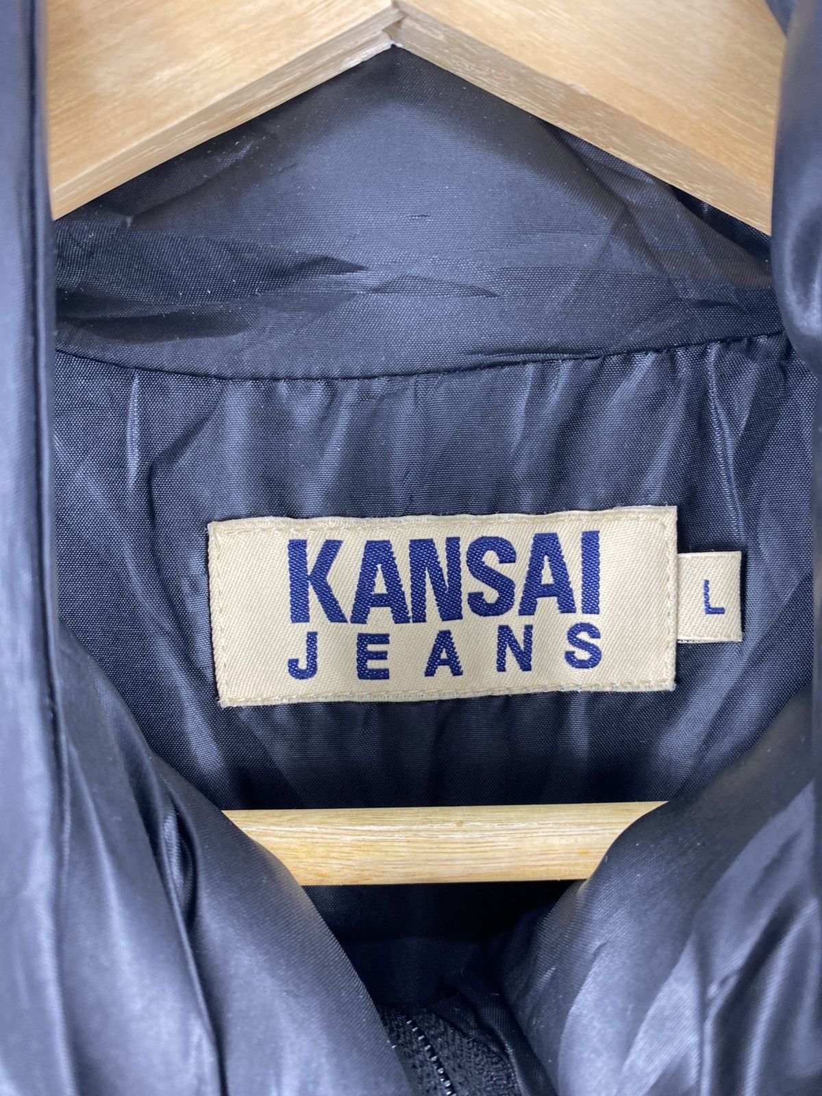Kansai Yamamoto Kansai Yamamoto Puffer Zipper Vest Two tone Color Size US M / EU 48-50 / 2 - 8 Thumbnail
