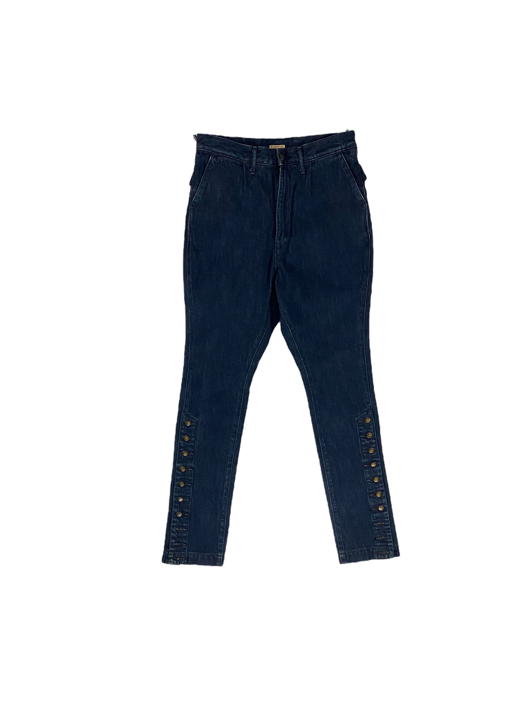 Kapital Kapital indigo merchant tailors skinny balloon jeans Size 29" - 1 Thumbnail
