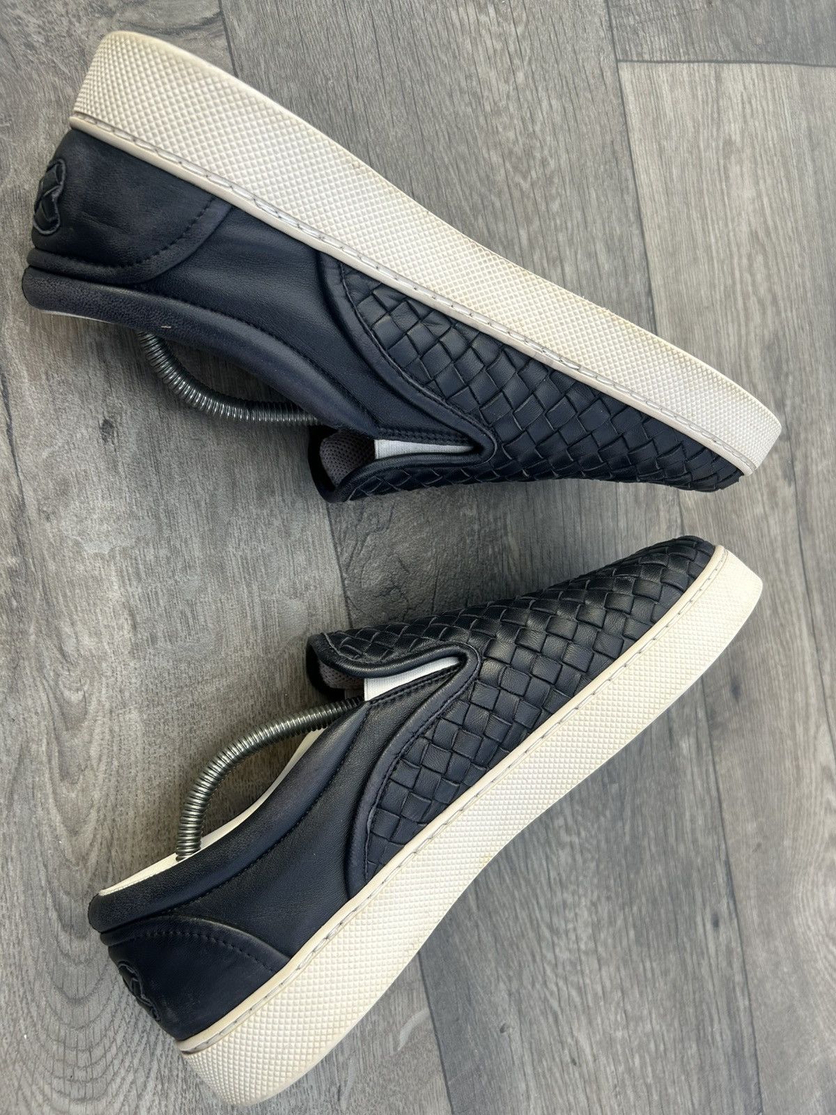 Bottega Veneta Bottega Veneta Dodger Intrecciato leather slip-on sneakers. Size US 7.5 / EU 40-41 - 8 Thumbnail