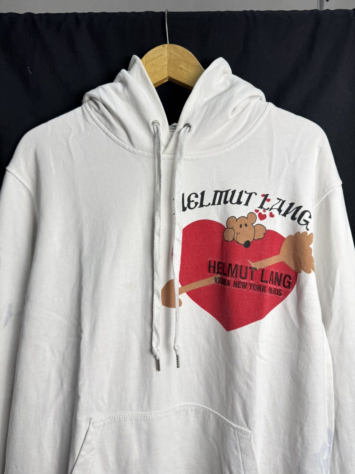 Helmut Lang Helmut Lang heart logo hoodie Size US XL / EU 56 / 4 - 4 Thumbnail