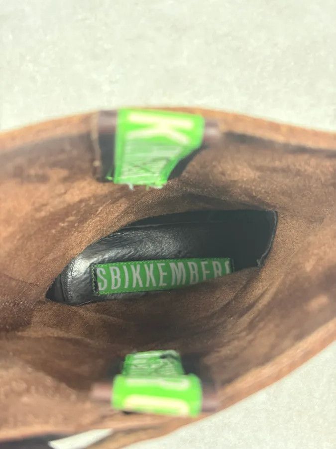 Dirk Bikkembergs Bikkembergs Archive Brown Eroded Leather Ankle Boots Size US 10 / EU 43 - 7 Thumbnail