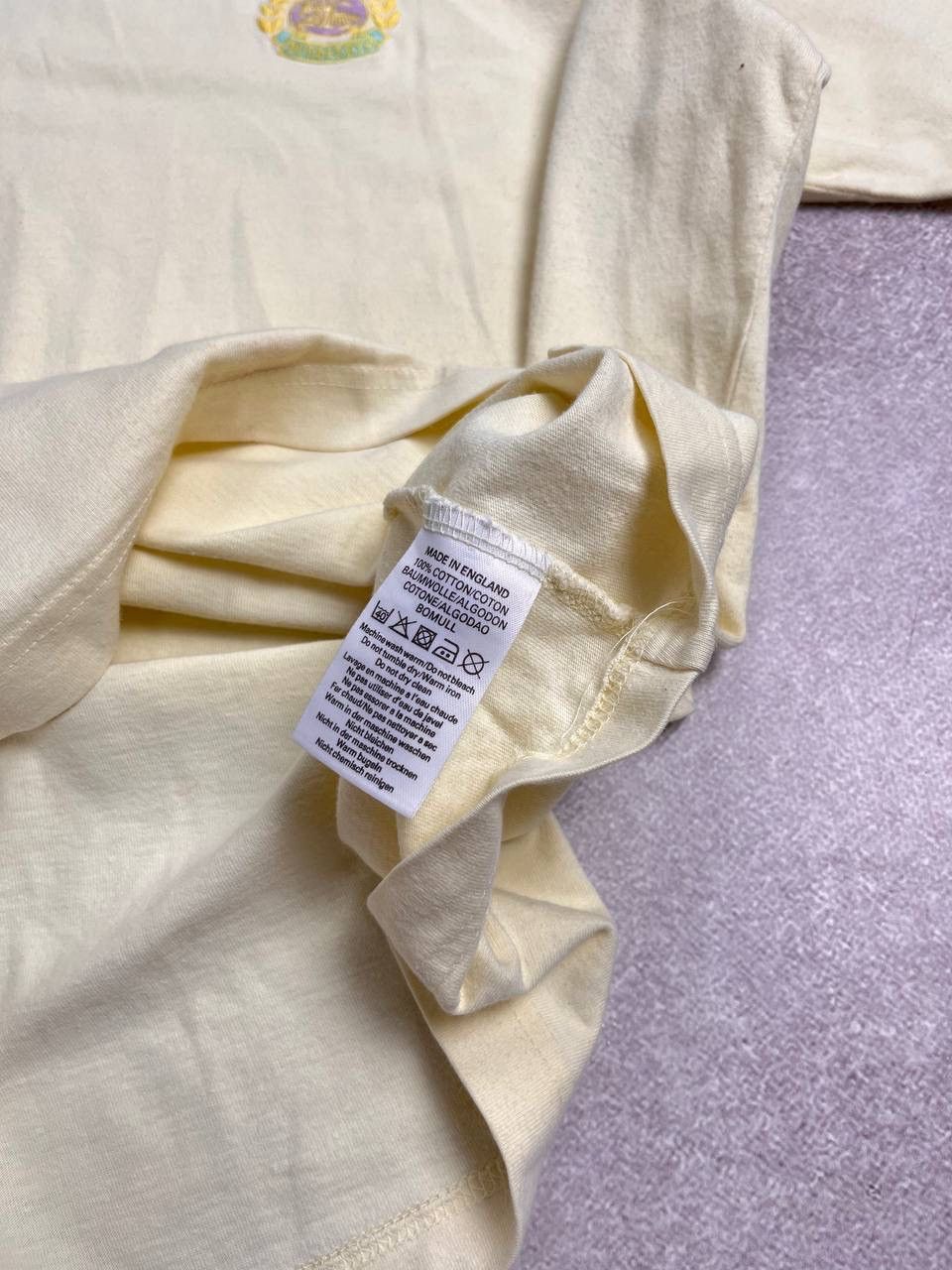 Burberry Vintage Burberrys Embroidery Heavy Cotton Boxy T-shirt L Size US L / EU 52-54 / 3 - 4 Thumbnail