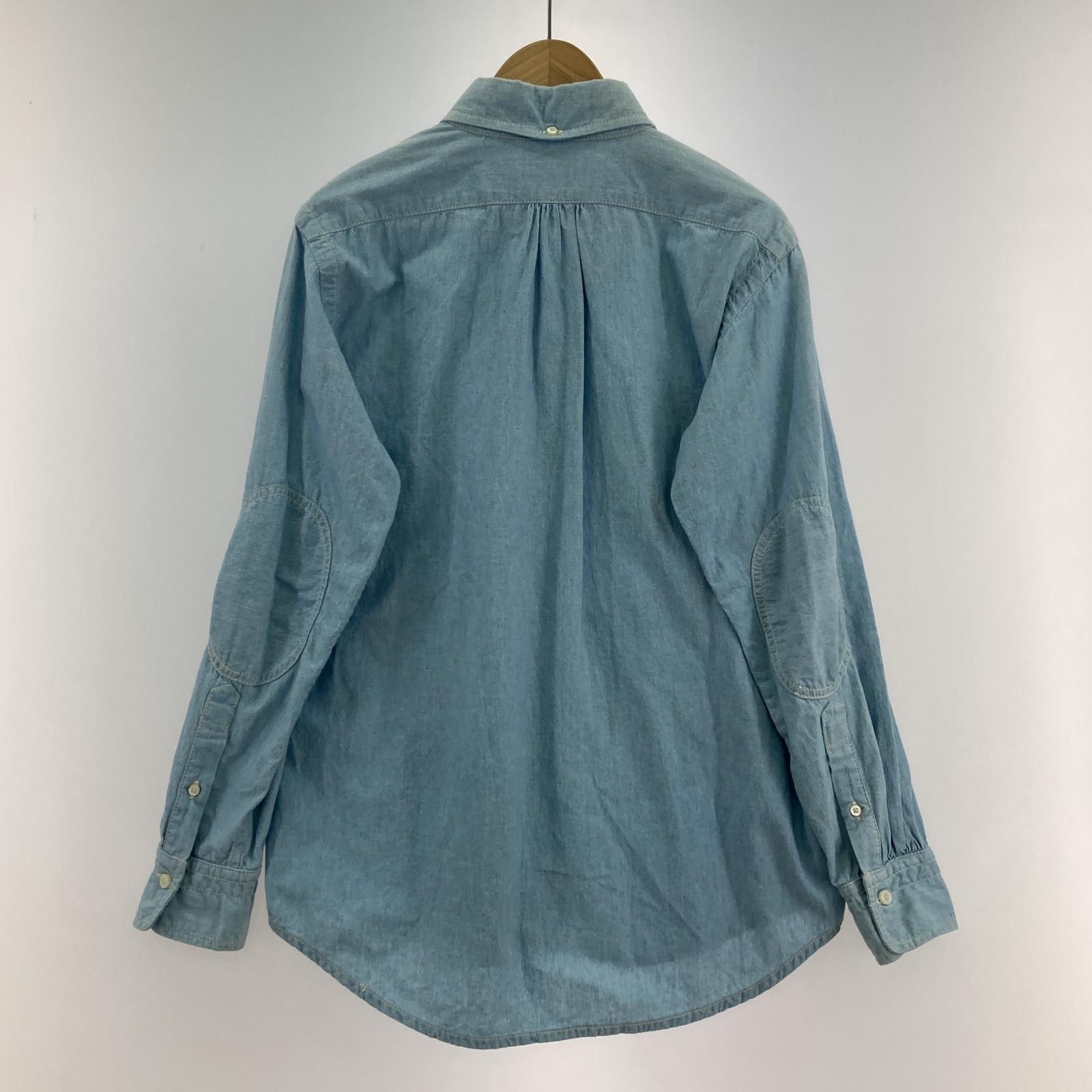 Evisu EVISU Long Sleeve Chambray Shirt Blue Size 5 Size US XXL / EU 58 / 5 - 2 Thumbnail