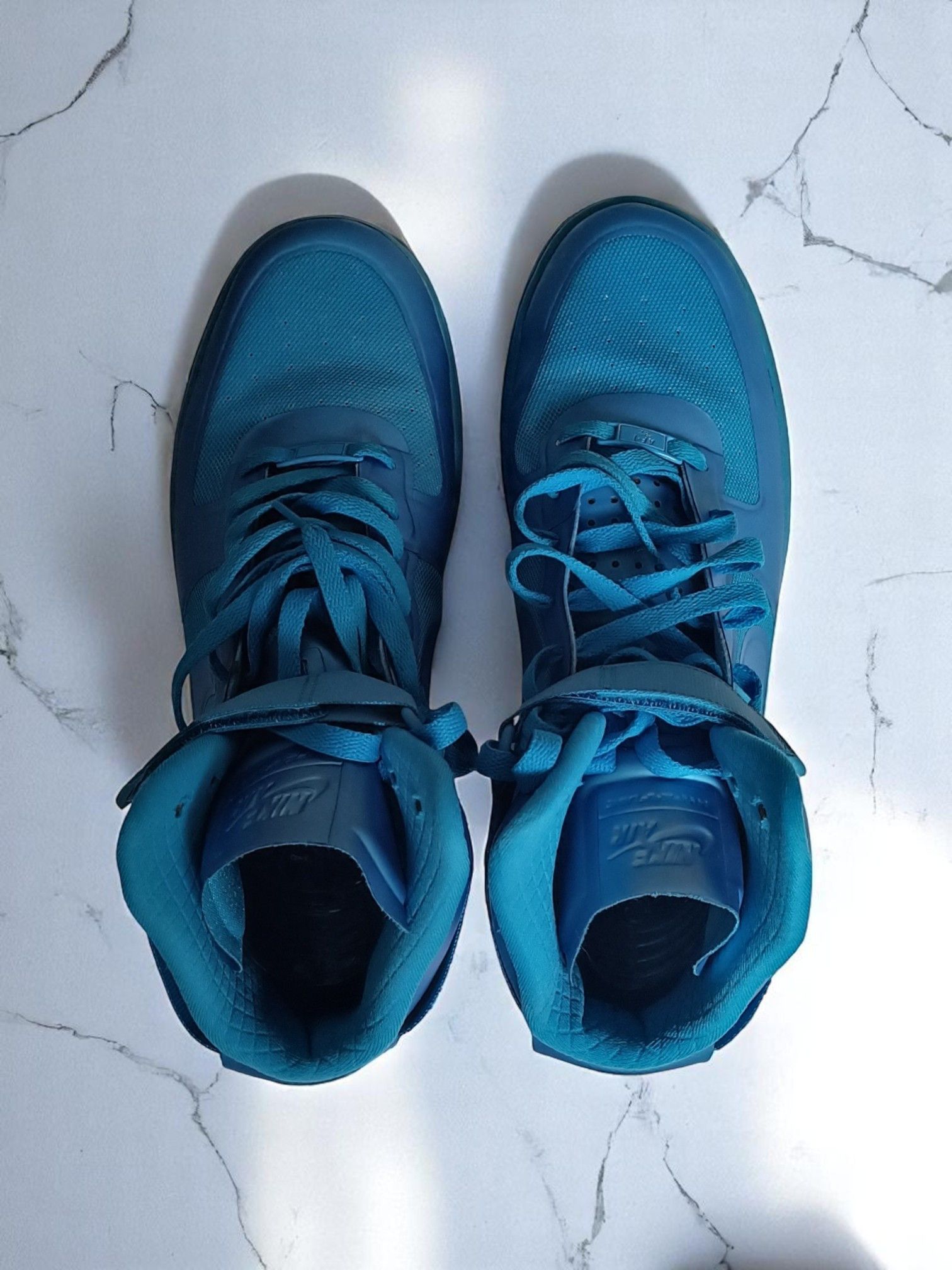 Nike NIKE AIR FORCE 1 HI HYPERFUSE PRM 'BLUE GLOW' DS (2011) Size US 10 / EU 43 - 15 Thumbnail