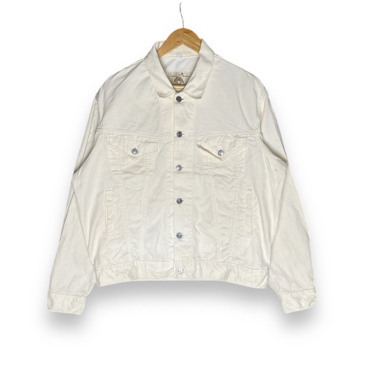 Tricker's × Vintage Vintage Bobson America Revolution Trucker Jacket Size US M / EU 48-50 / 2 - 1 Thumbnail