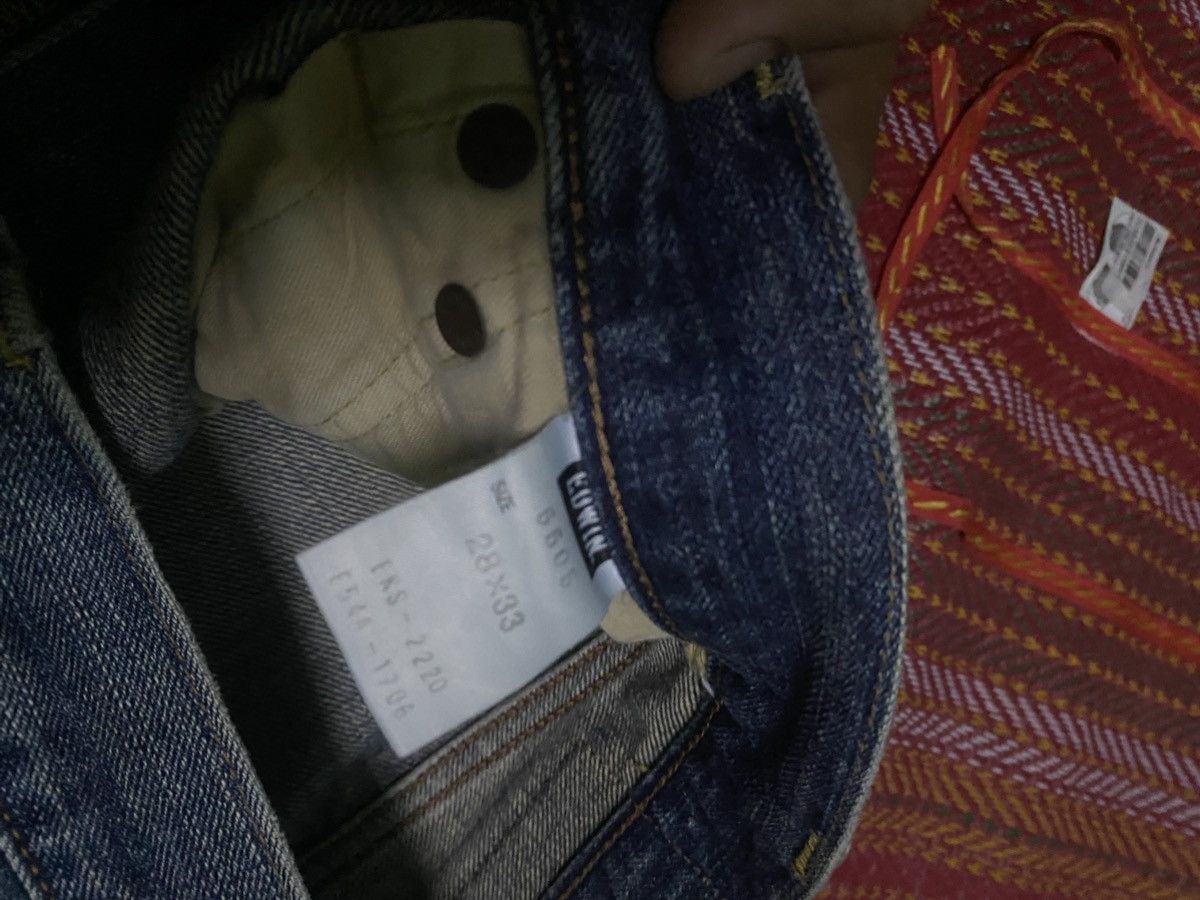 Edwin VINTAGE EDWIN 505 ORANGE TAB 90s Size US 28 / EU 44 - 8 Thumbnail