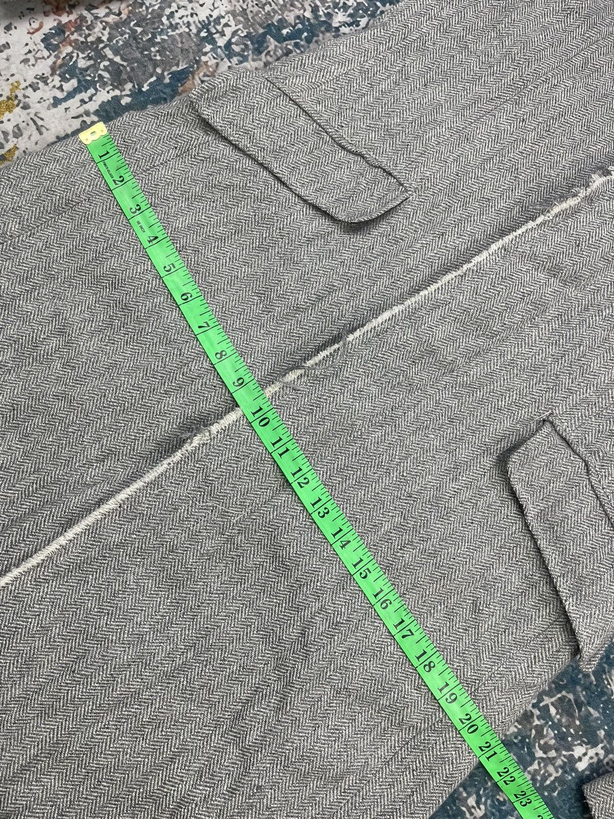 Tornado Mart Tornado Mart Frayed Edge Herringbone Coat Size US S / EU 44-46 / 1 - 22 Thumbnail