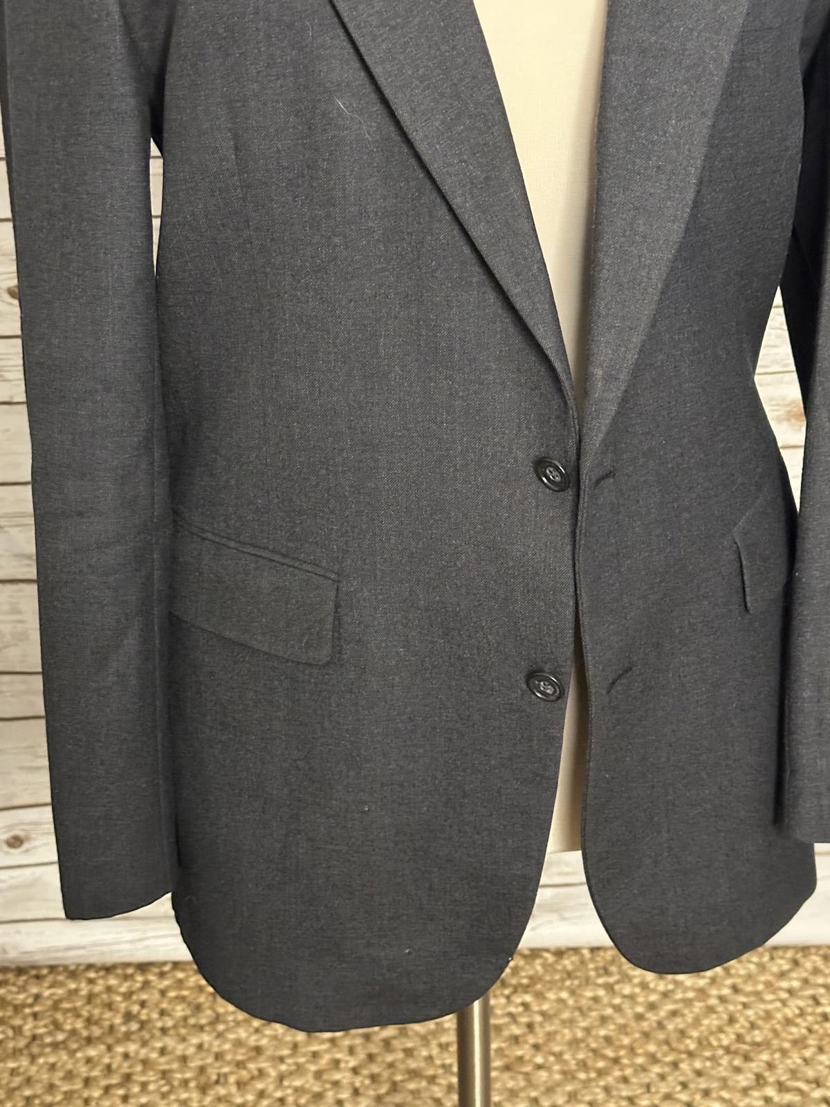 Designer Nino Cerruti grey wool sports coat Size 42R Size 42R - 3 Thumbnail
