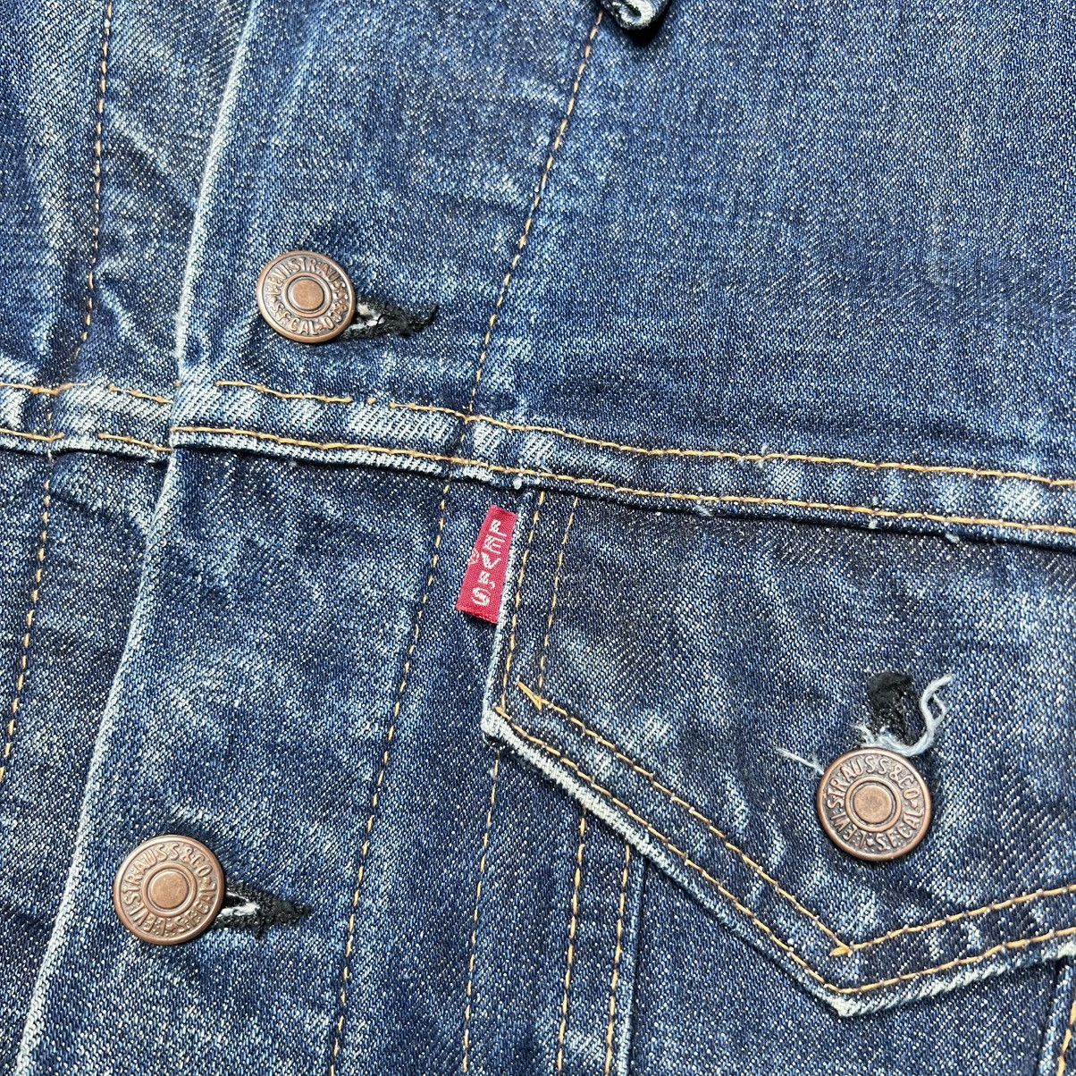 Levi's 60s Levi’s Big E Type III Trucker Blanket Lined Denim Jacket Size US L / EU 52-54 / 3 - 5 Thumbnail