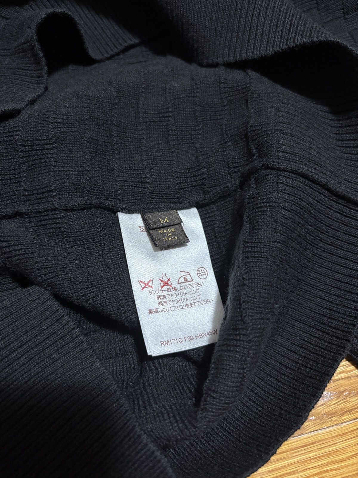 Louis Vuitton LV x Virgil Abloh Damier Sweater Size US M / EU 48-50 / 2 - 9 Thumbnail