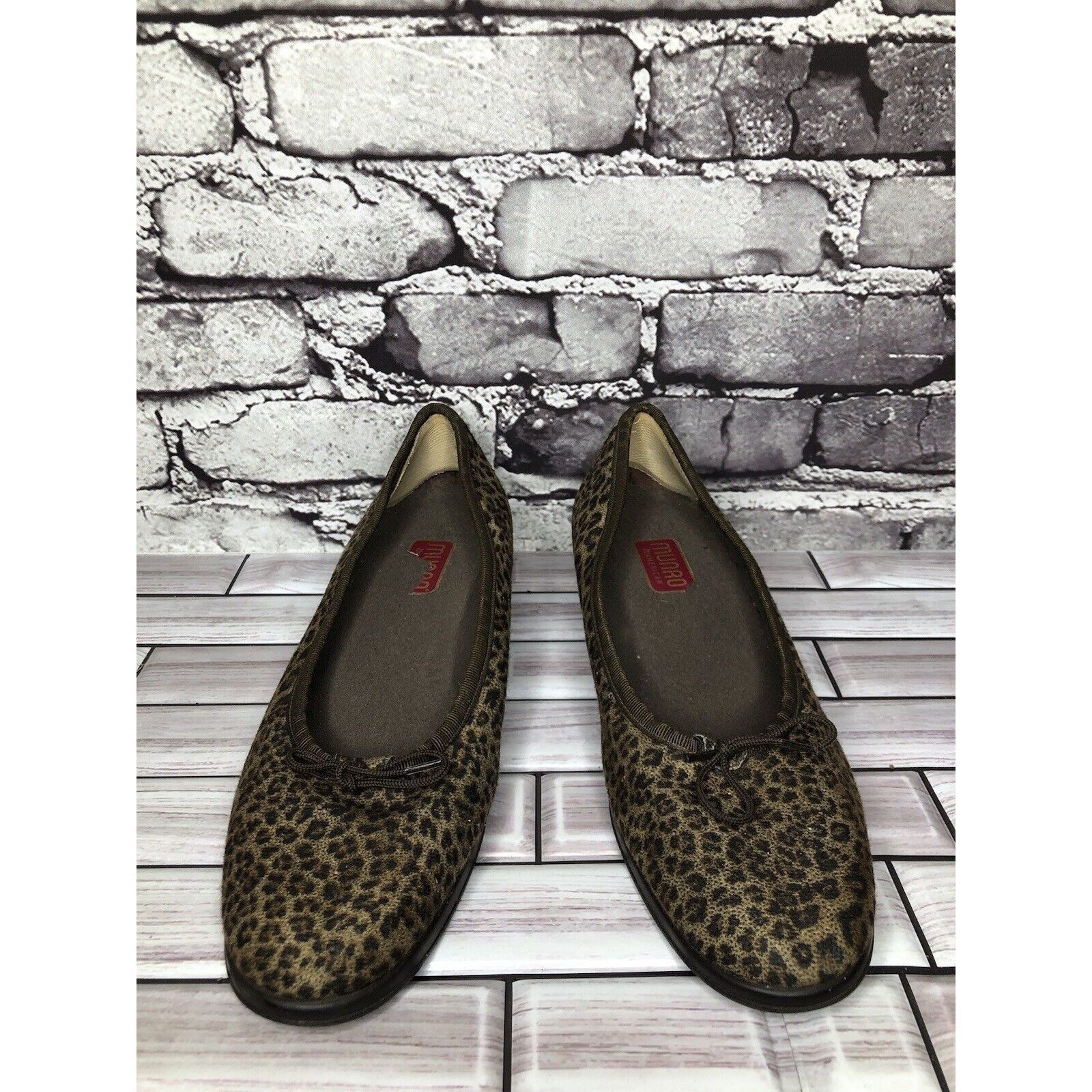 Other Munro American Leopard Print Synthetic Fabric Wedge Shoes Wo Size US 8 / IT 38 - 16 Thumbnail