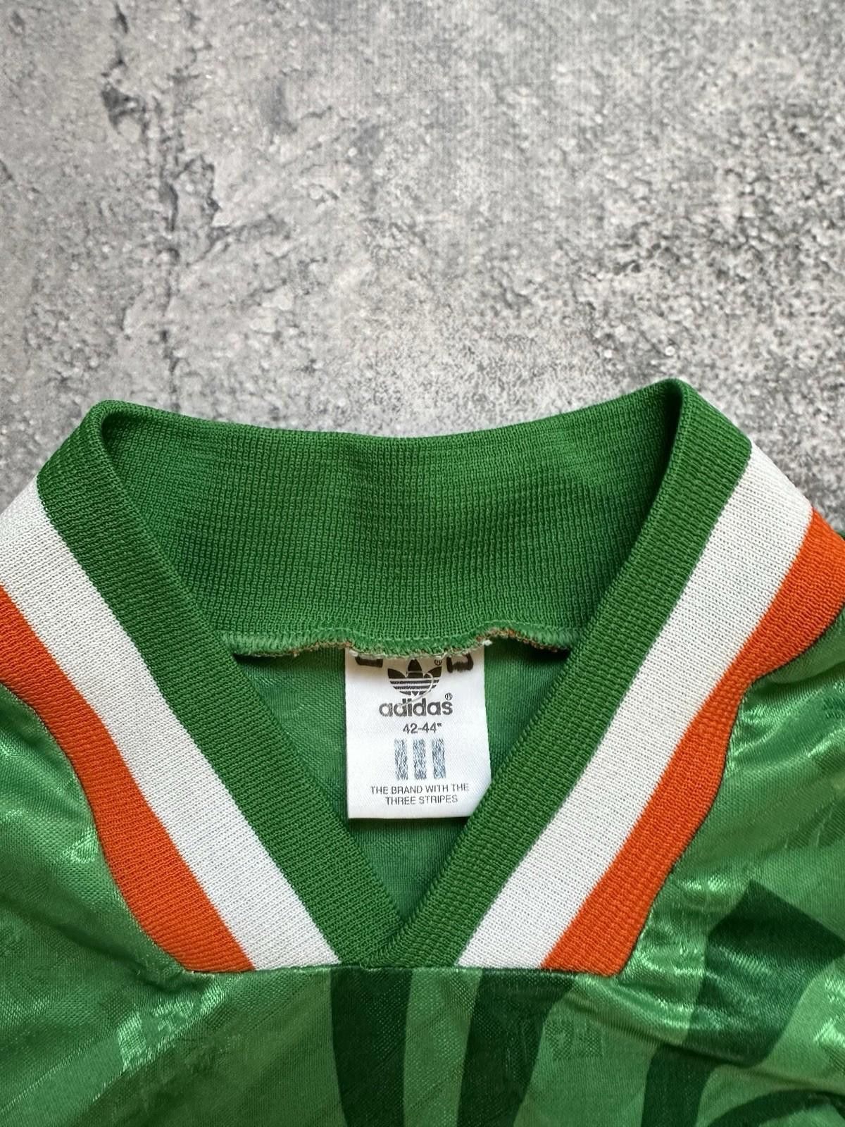 Adidas IRELAND 1994 HOME FOOTBALL SHIRT SOCCER JERSEY ADIDAS 42/44 Size US M / EU 48-50 / 2 - 7 Thumbnail