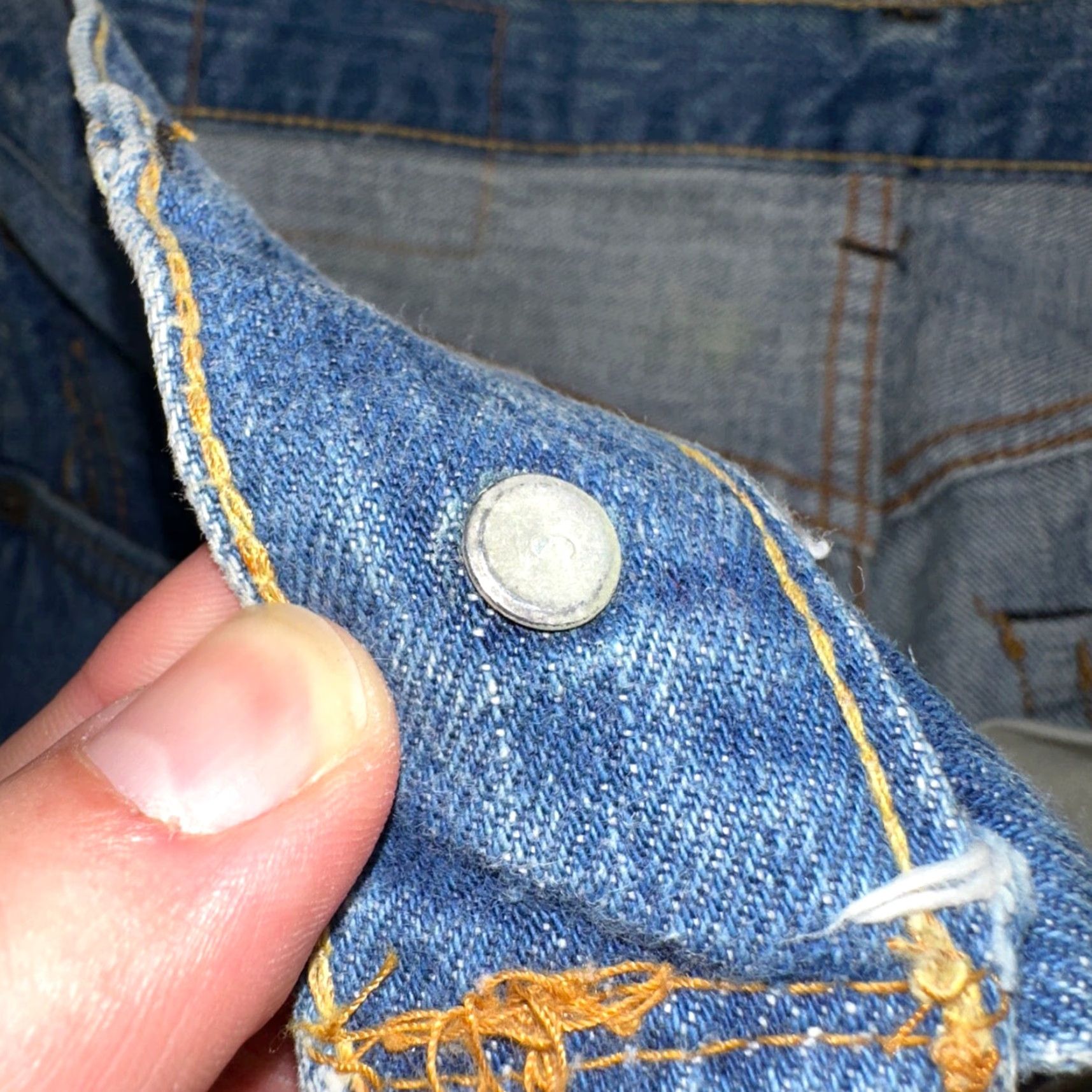 Levi's VINTAGE Levis 501 70s SS Redline Selvedge USA XX Jeans Med Wash 30x31 Acting 28x27 Size US 30 / EU 46 - 5 Thumbnail