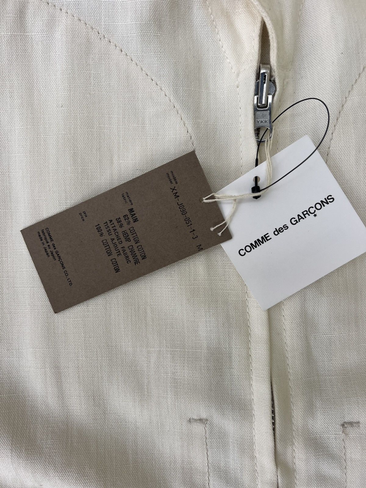 Comme des Garcons Homme Plus 2004 comme des garcons homme plus zip jacket Size US M / EU 48-50 / 2 - 5 Thumbnail