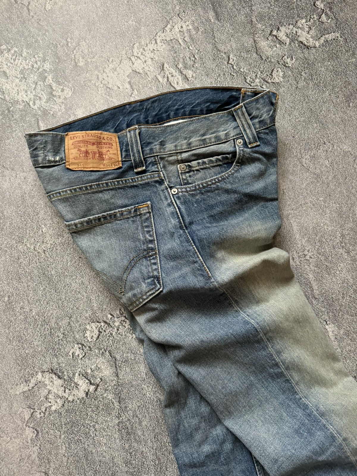 Levi's × Levi's Vintage Clothing × Vintage Levi’s 511 31/34 blue wash denim pant trouser Jean chino Size US 31 - 14 Thumbnail