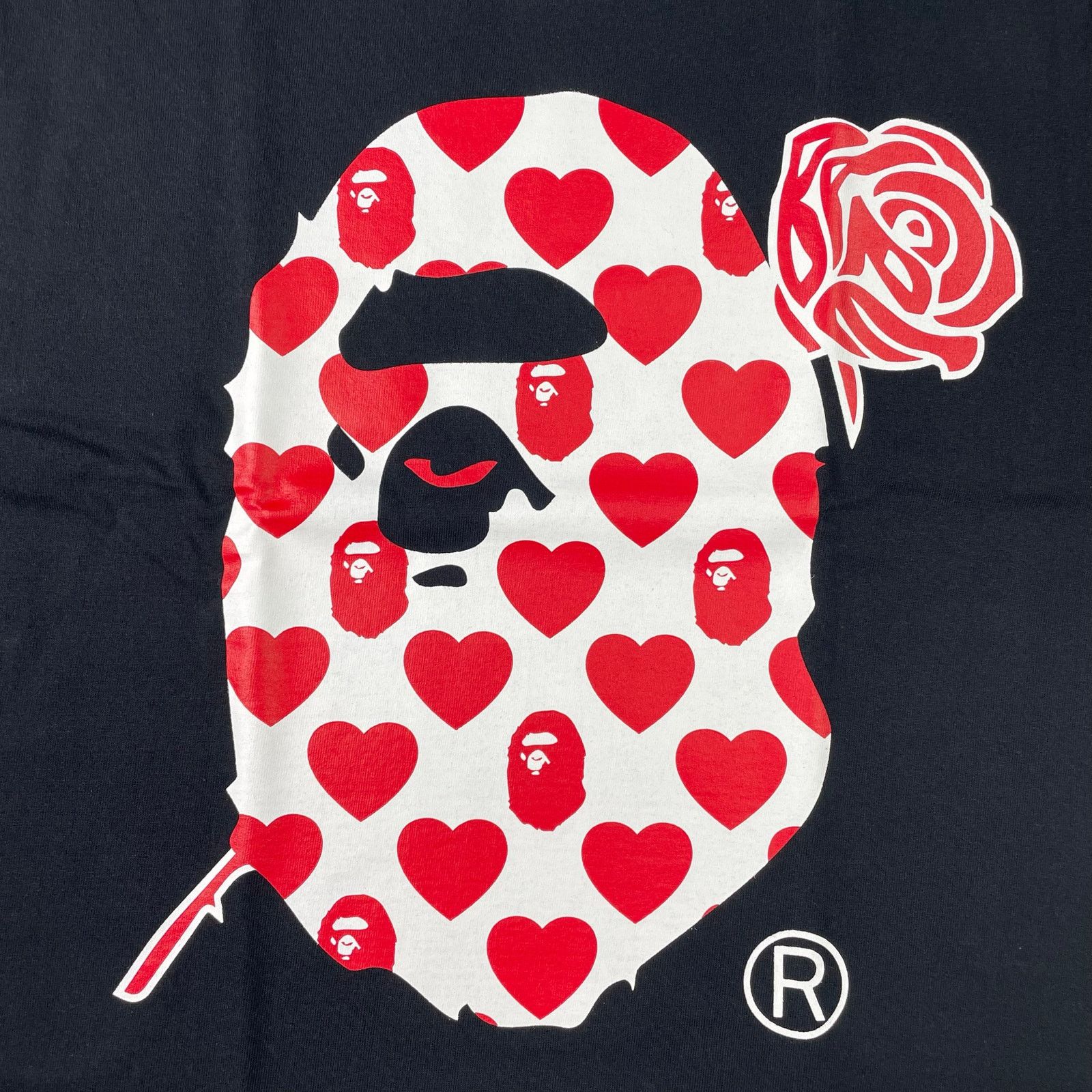 Bape BAPE Valentine Ape Head Exclusive Tee SS24 Size US M / EU 48-50 / 2 - 3 Thumbnail