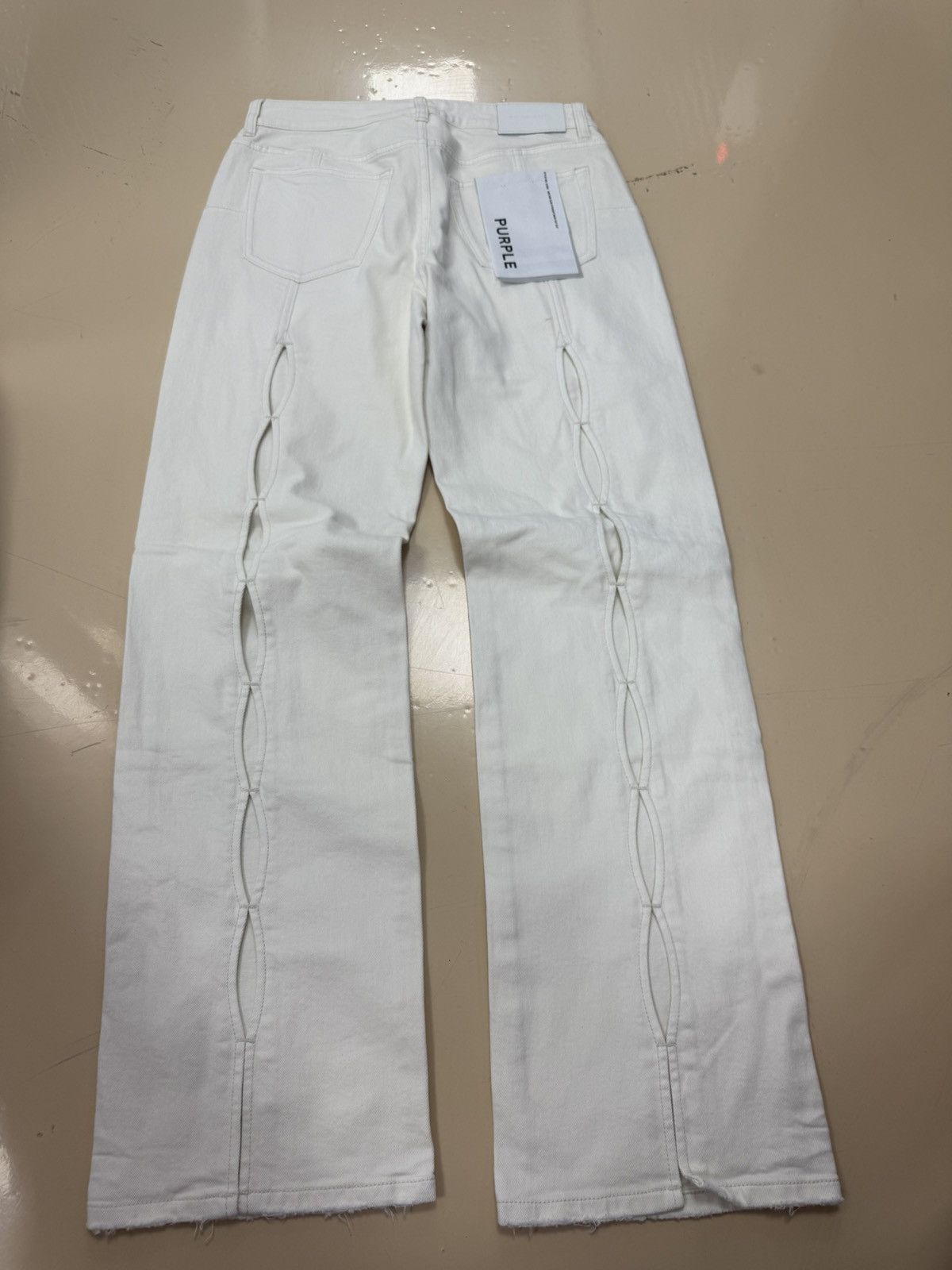 Other Purple Brand Whisper White Slim Jeans Size 26" / US 2 / IT 38 - 5 Thumbnail
