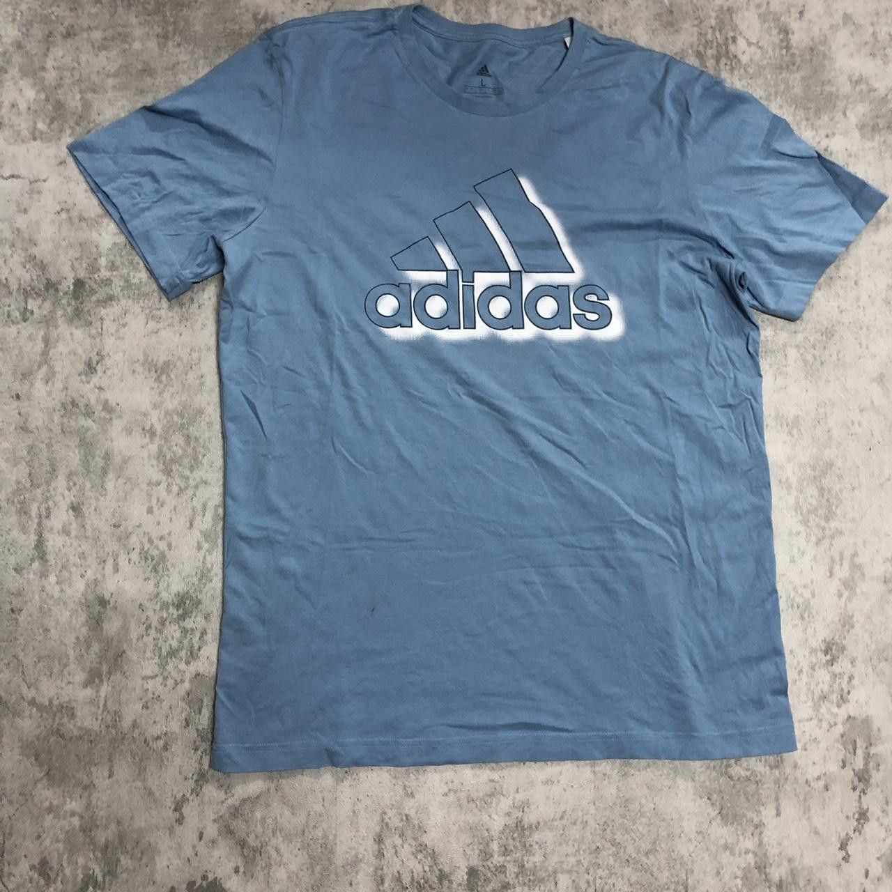 Adidas Blue Adidas crew neck t-shirt Size US L / EU 52-54 / 3 - 1 Thumbnail