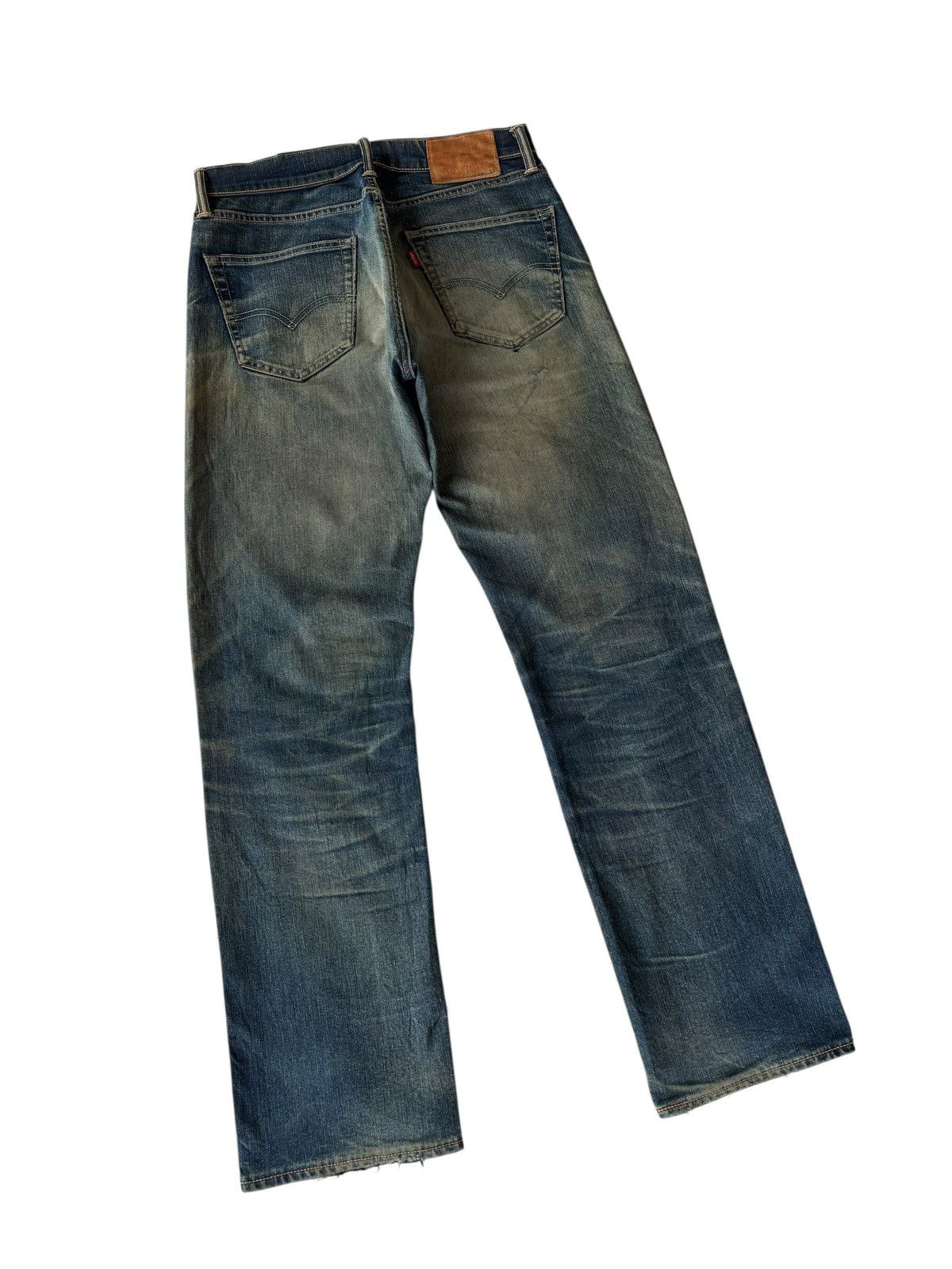 If Six Was Nine Vintage Levis 505 Mud Wash Rusty Jeans Distressed Denim Size US 31 - 4 Thumbnail