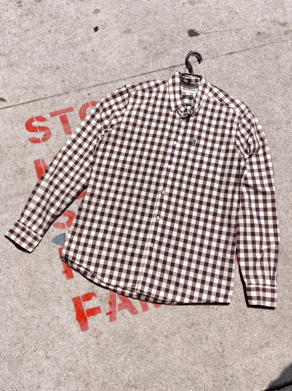 Barbour VINTAGE Logo BARBOUR Shirt Print Y2K Size US M / EU 48-50 / 2 - 1 Thumbnail