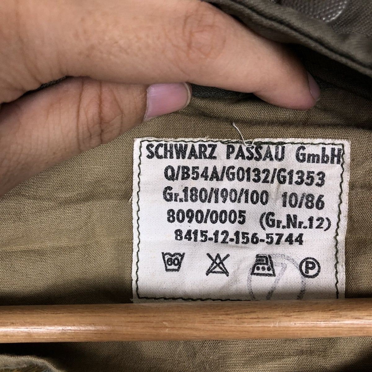 Vintage 🔥True Vintage Parka Fish Tail Jacket Schwarz Passau Army Size US M / EU 48-50 / 2 - 14 Thumbnail