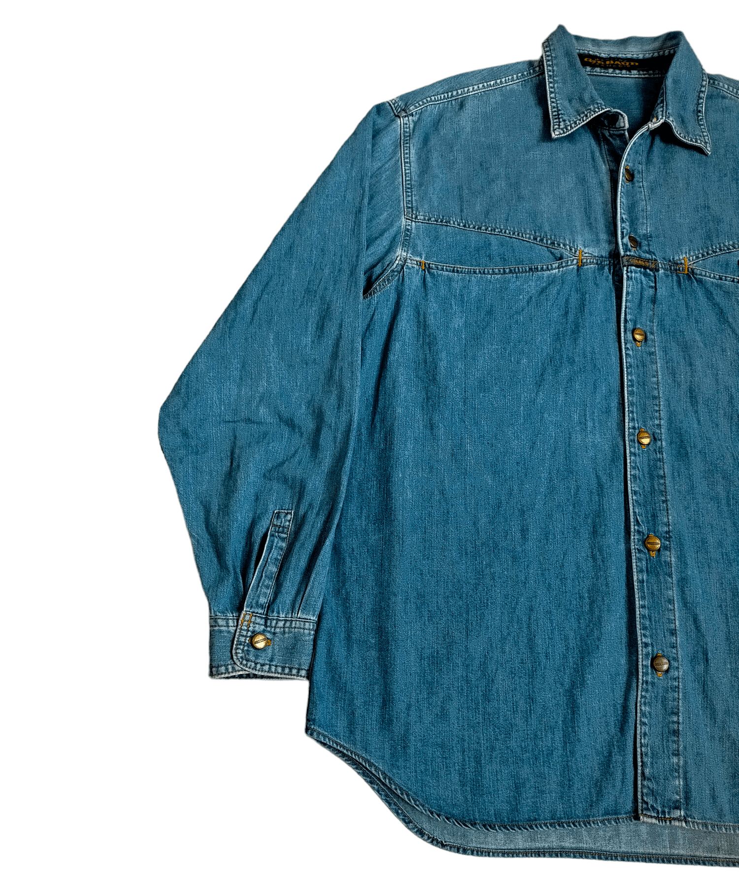 Marithe + Francois Girbaud Marithe Francois Girbaud Denim Button ups shirt Size US L / EU 52-54 / 3 - 4 Thumbnail