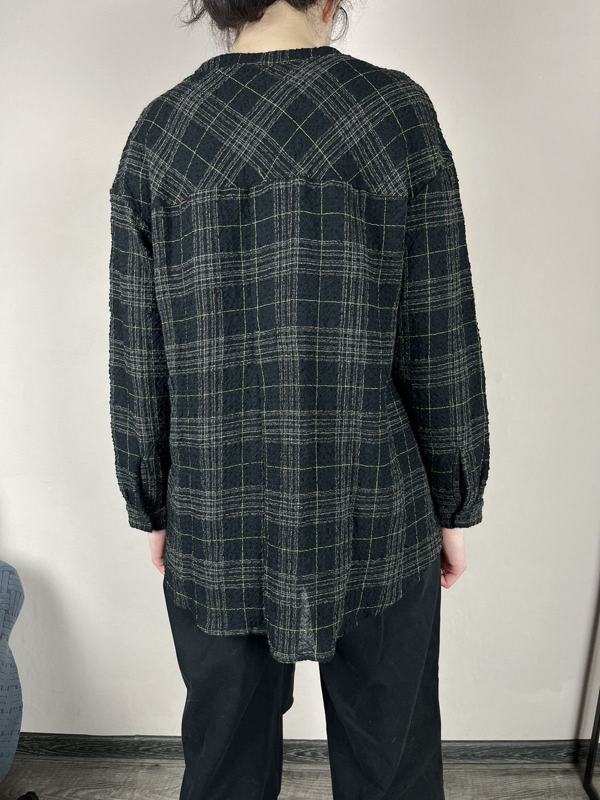 Transit Transit Par-such N230 Checkered Shirt Longsleeve Button Size S / US 4 / IT 40 - 3 Thumbnail