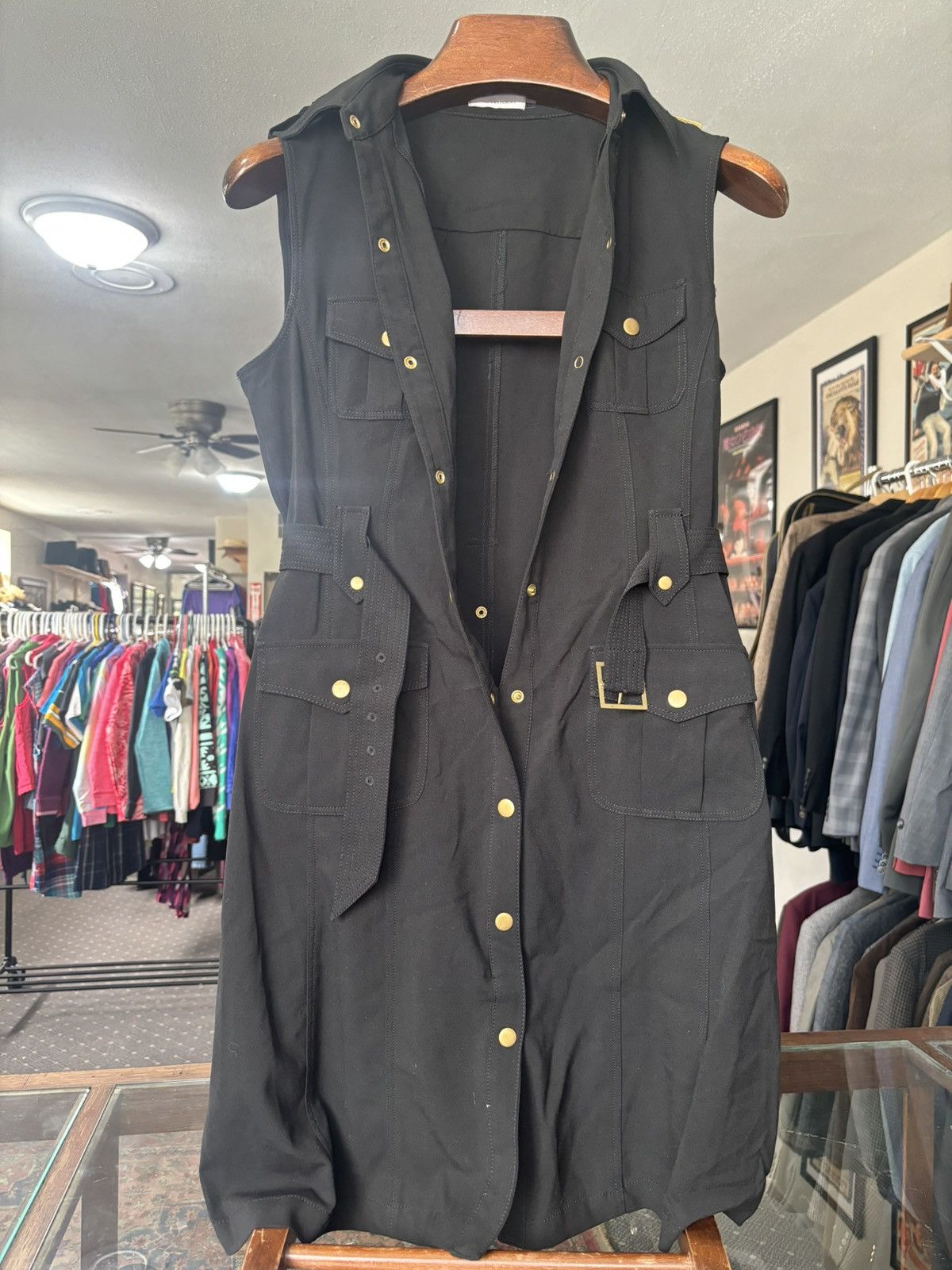 Calvin Klein 205W39NYC Calvin Klein Sleeveless trench coat style dress Size XL / US 12-14 / IT 48-50 - 2 Thumbnail
