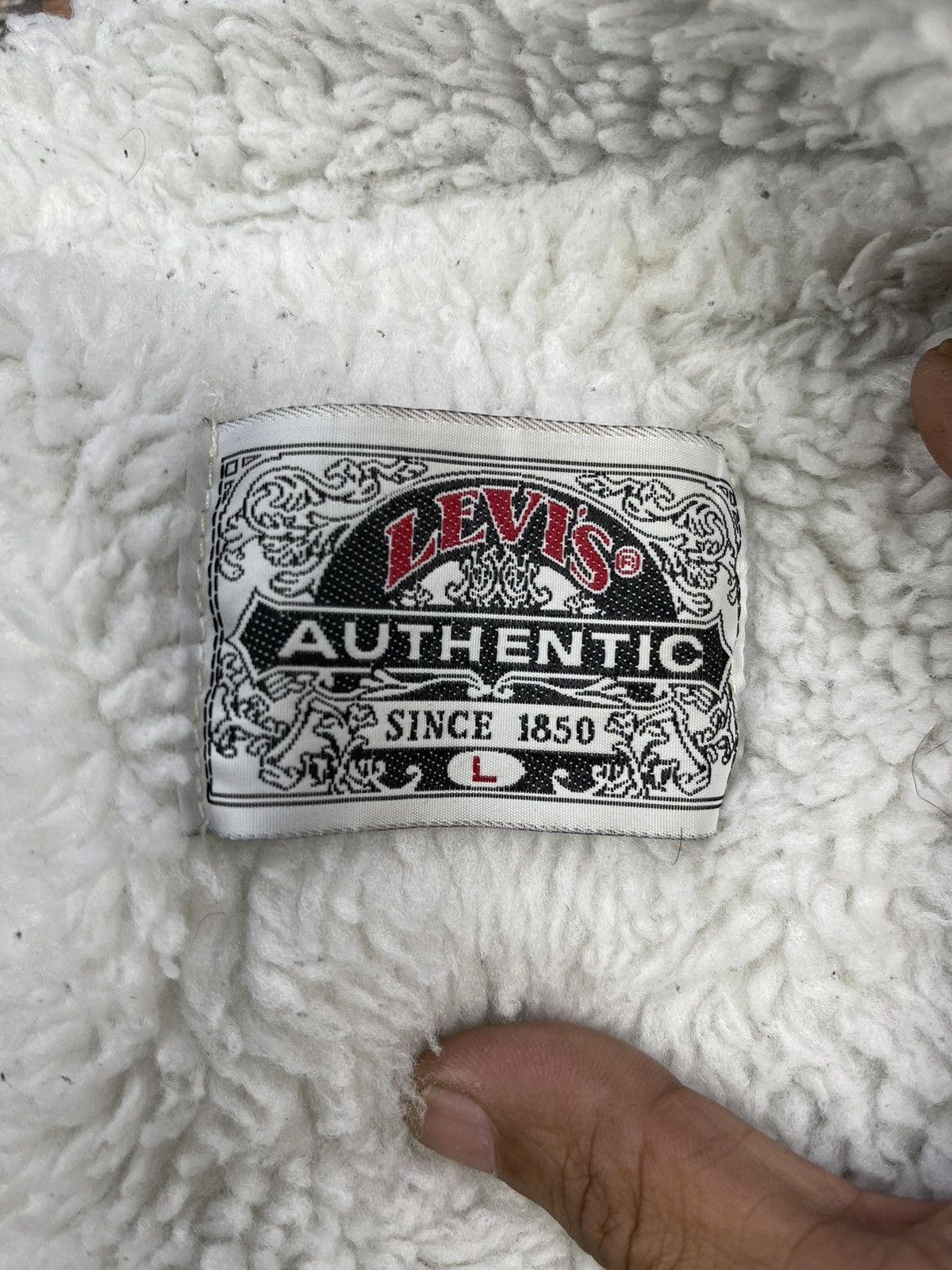 Levi's Vtg Levis Sherpa Lining Denim Trucker Jackets Size US L / EU 52-54 / 3 - 17 Thumbnail