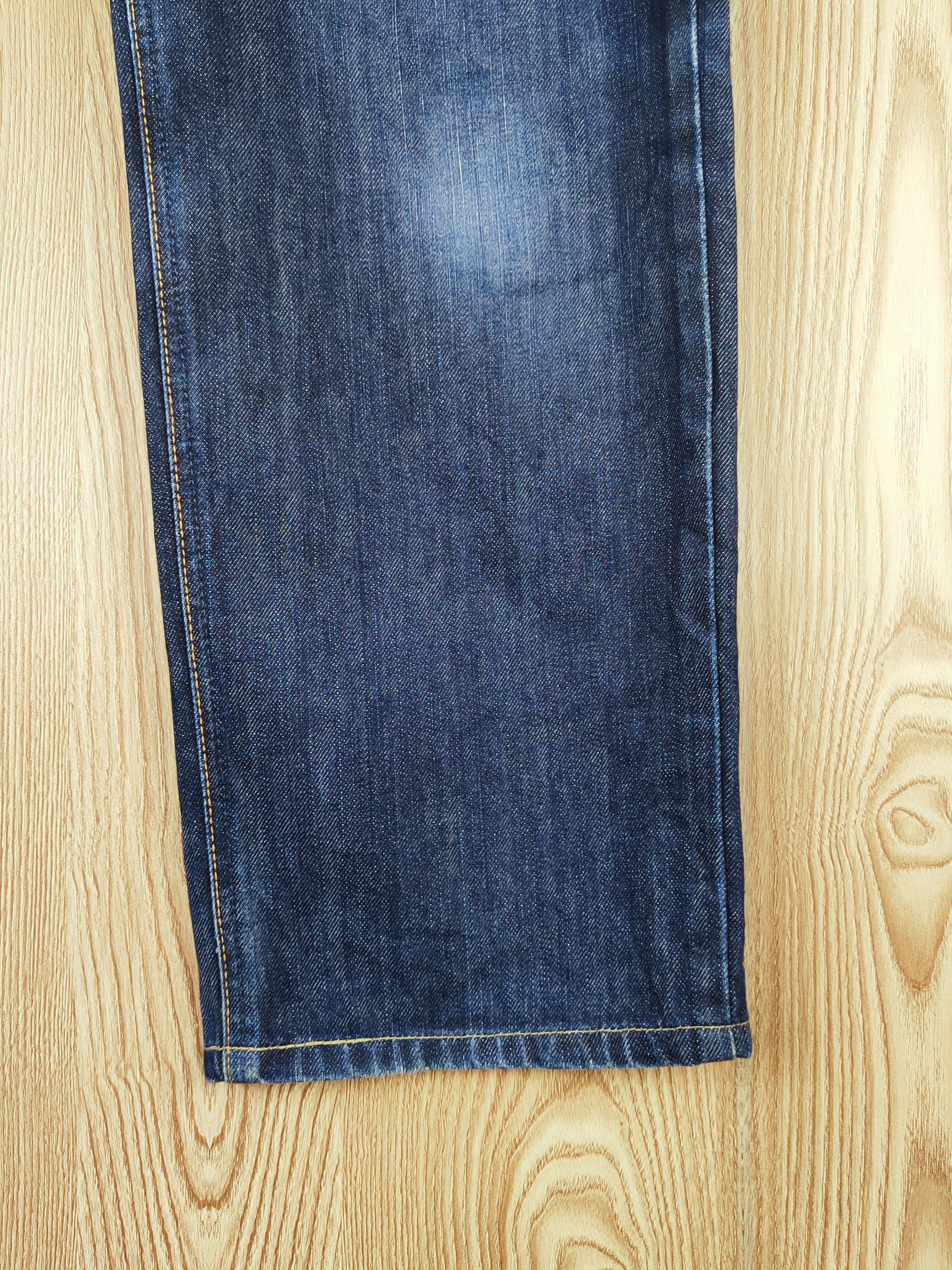 Edwin Edwin Dark Blue Distressed Ripped Jeans #S2736 Size US 34 / EU 50 - 6 Thumbnail