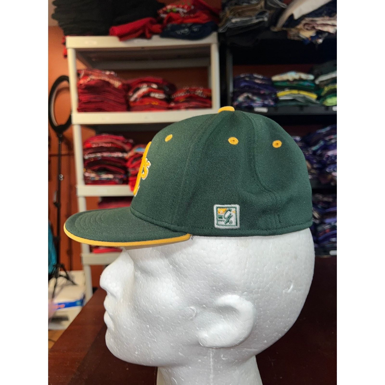 The Game Dodge City A's Hat The Game Pro Game Tek 2 Baseball Cap XS Size ONE SIZE - 3 Thumbnail