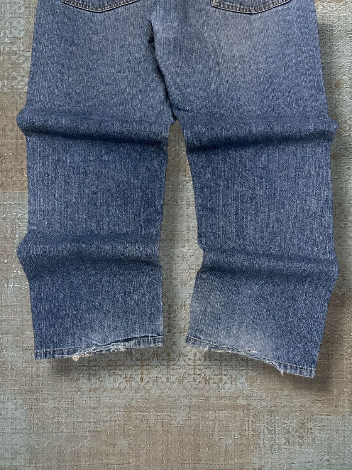 Sessions Vintage 1990s Designer Sessions Streetwear Baggy Denim Style Size US 34 / EU 50 - 9 Thumbnail