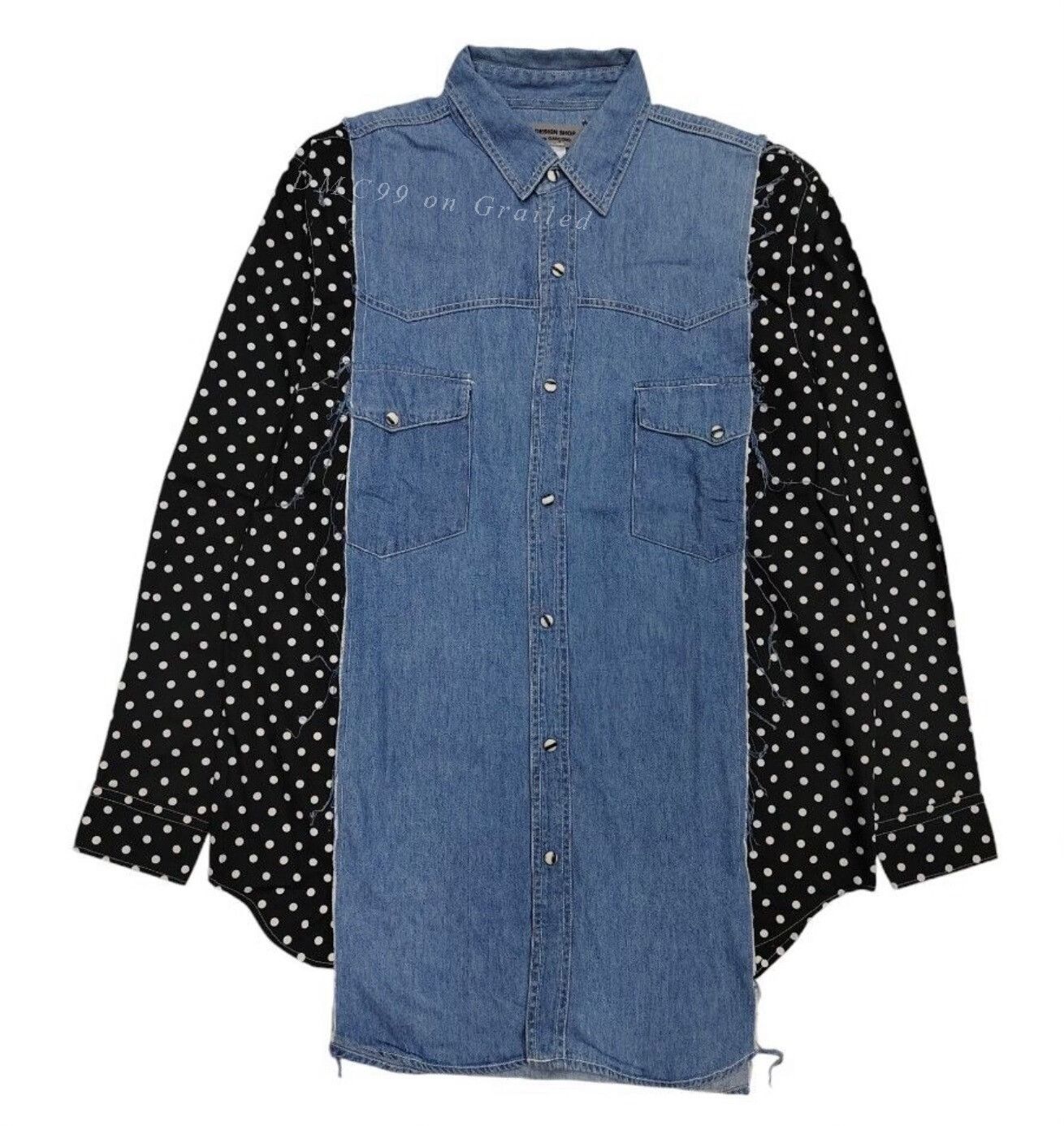 Vintage Vintage CDG 2010s Sample Patchwork Shirt Size US M / EU 48-50 / 2 - 1 Thumbnail