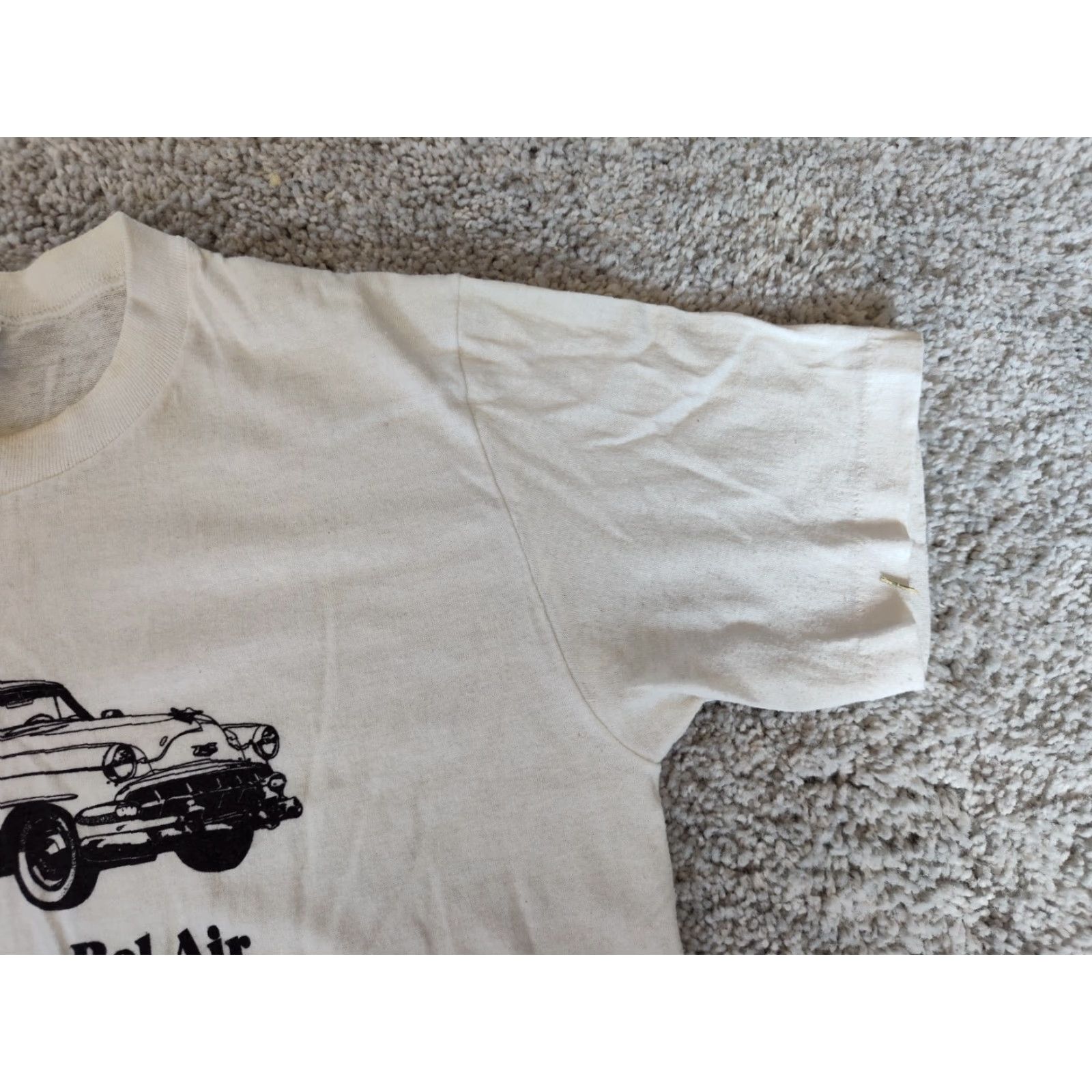 Vintage Vintage Sportswear 1954 Chevy Bel Air Men's Single Stitch Tee Shirt Size Med USA Size US M / EU 48-50 / 2 - 5 Thumbnail