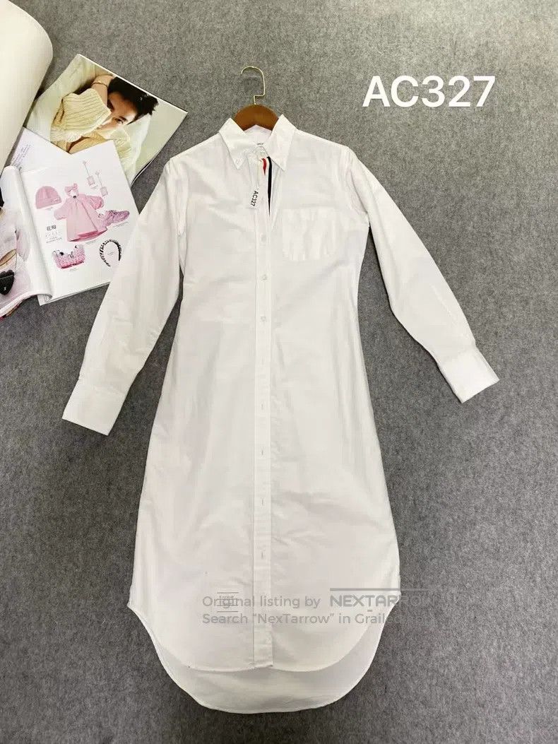 Thom Browne Thom Browne Classic Oxford shirt dress Size XS / US 0-2 / IT 36-38 - 1 Thumbnail