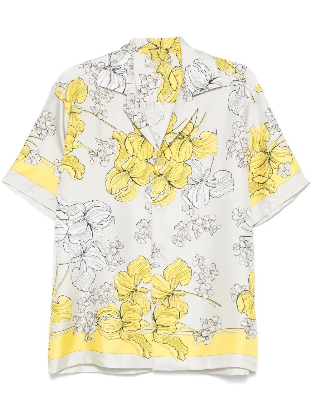 Other Floral Print Shirt in Green Size US M / EU 48-50 / 2 - 3 Thumbnail
