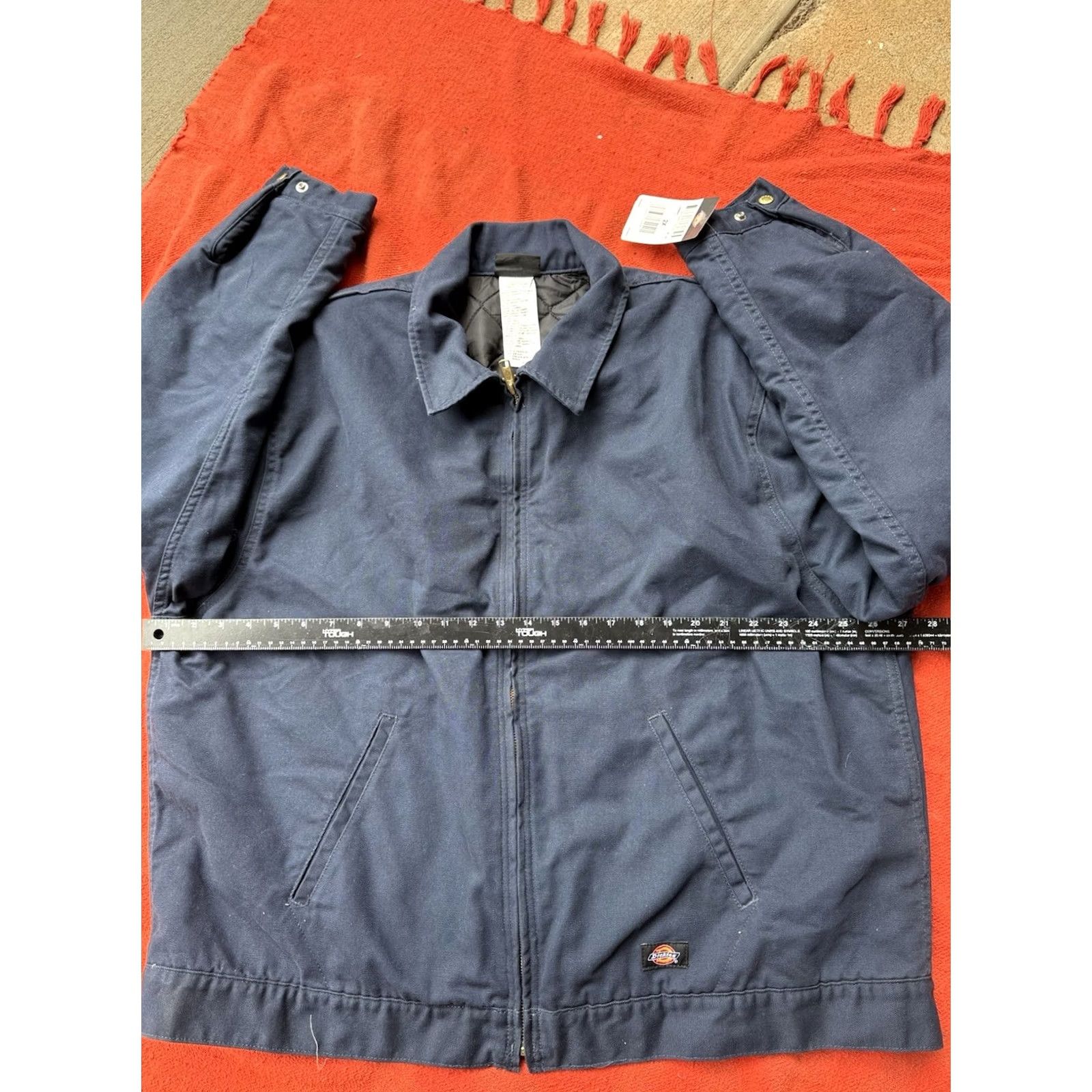 Dickies VINTAGE Dickies Eisenhower Work Jacket Quilted Lined Zip Front NWT Men 2X Navy Blue Jacket Mens Size US XXL / EU 58 / 5 - 4 Thumbnail