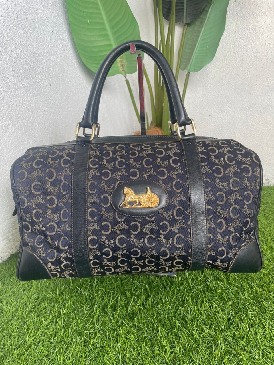 Celine Authentic Vintage Celine Boston Hand Bag Size ONE SIZE - 1 Thumbnail