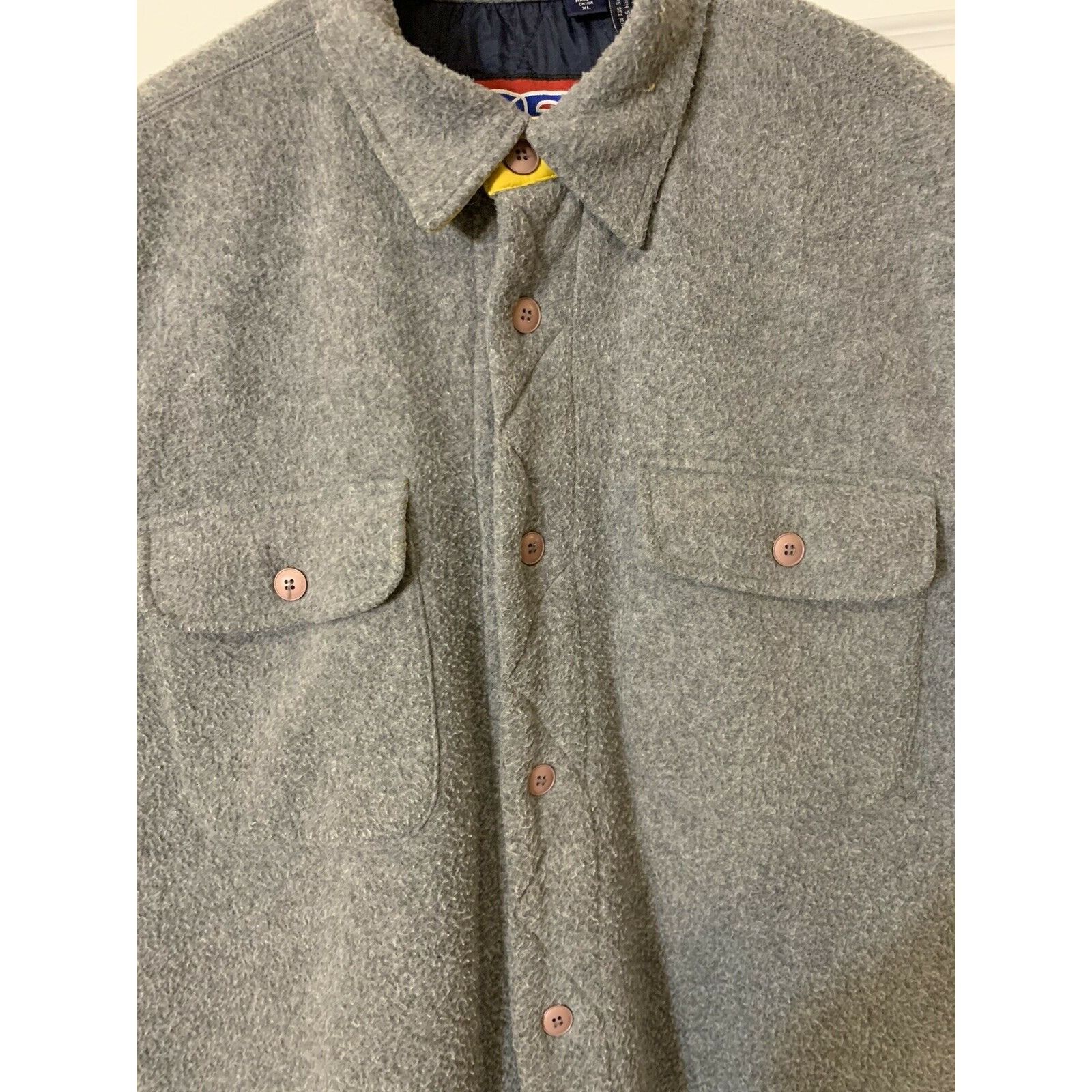 American Eagle Outfitters Vtg American Eagle AE Active Sport Fleece Vest w/ Quilted Li Size US XL / EU 56 / 4 - 3 Thumbnail