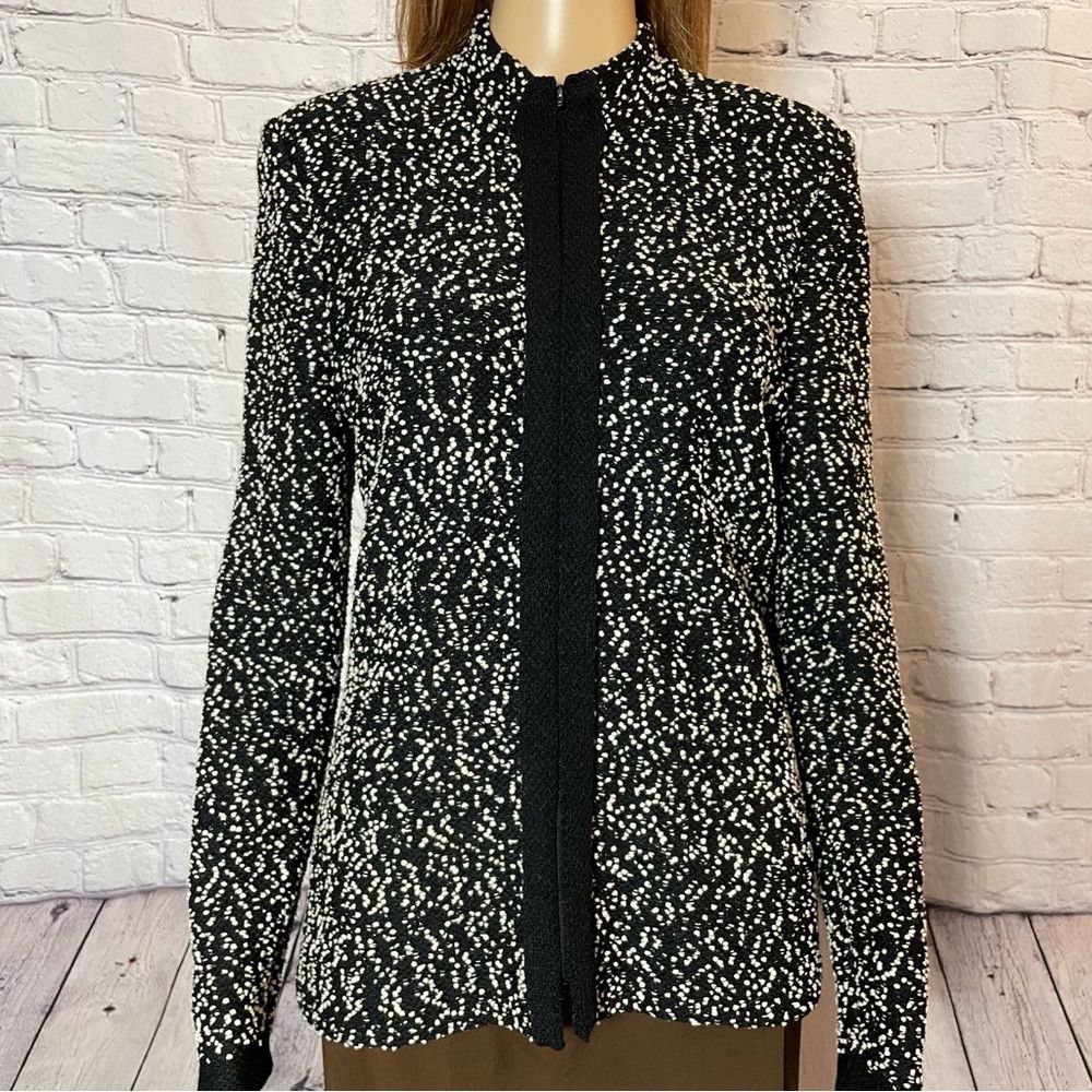Other Vintage The Michael Collection Wool Knit Jacket Cardigan Si Size S / US 4 / IT 40 - 2 Thumbnail
