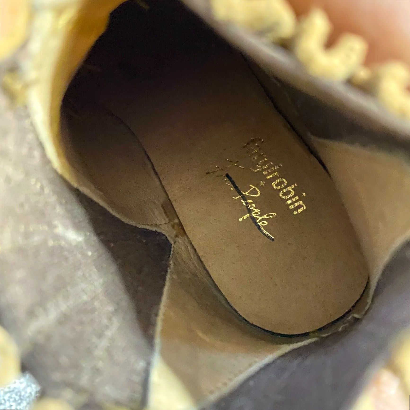 Vintage Farylrobin x Free People Trill Boots 6 Beige Ankle Heeled Bootie Womens Size US 6 / IT 36 - 6 Thumbnail