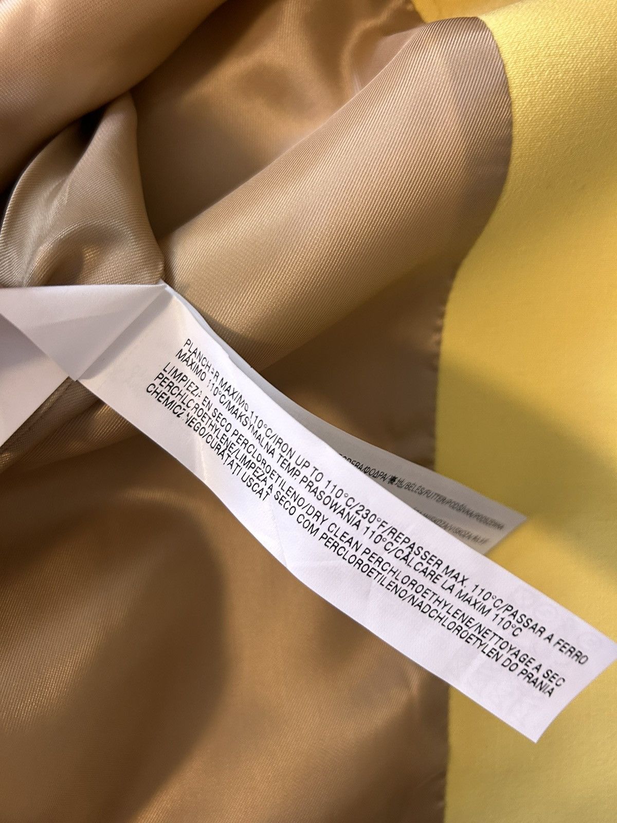 Zara zara yellow coat Size S / US 4 / IT 40 - 5 Thumbnail